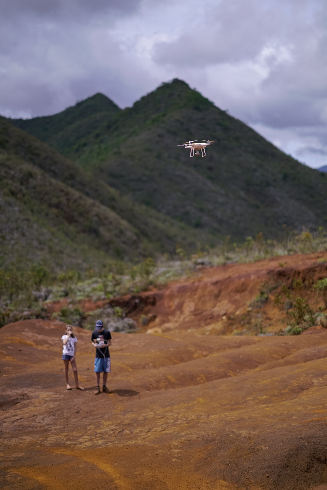 Sony a7S sample photo. Drone training, dji phantom 4, new caledonia photography