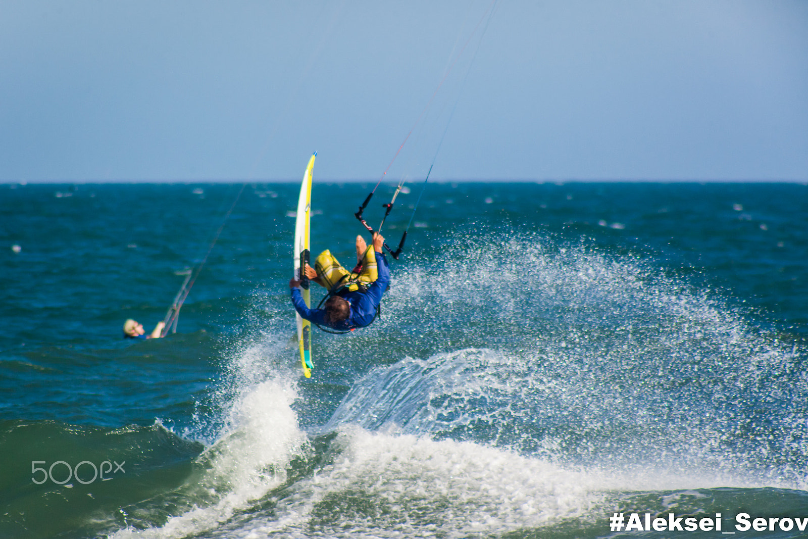 EF75-300mm f/4-5.6 sample photo. Kitesurfer photography