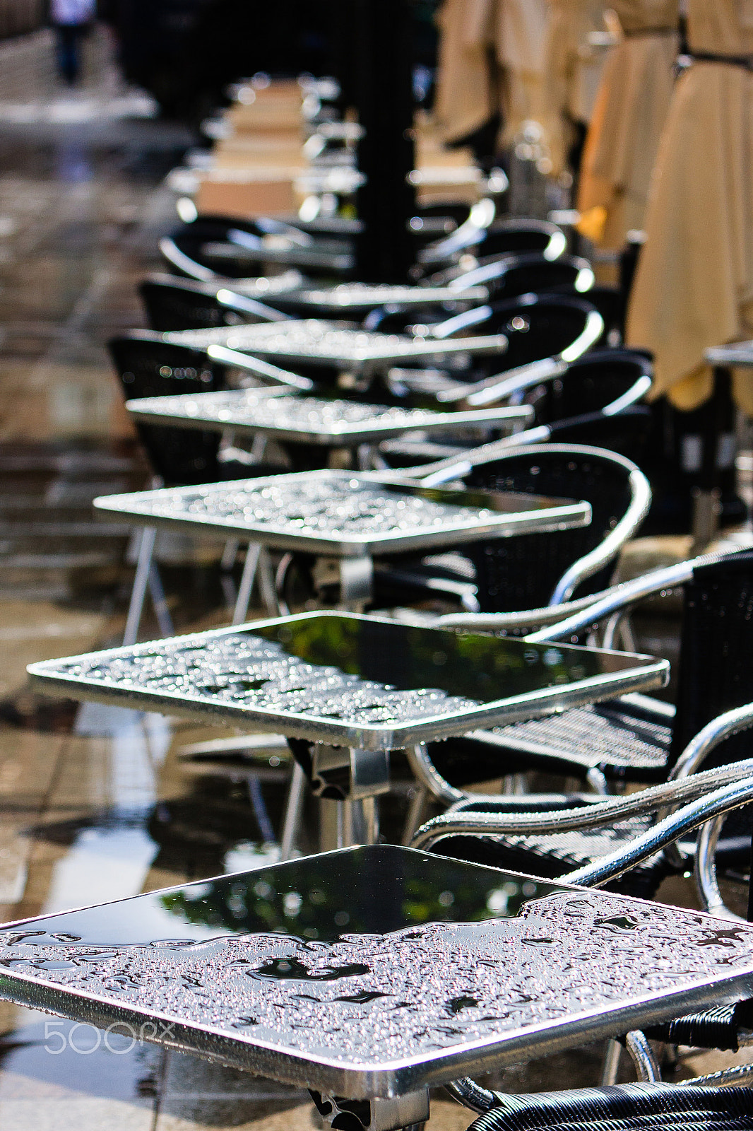 Canon EF 70-200mm F2.8L IS USM sample photo. Tabels after rain photography