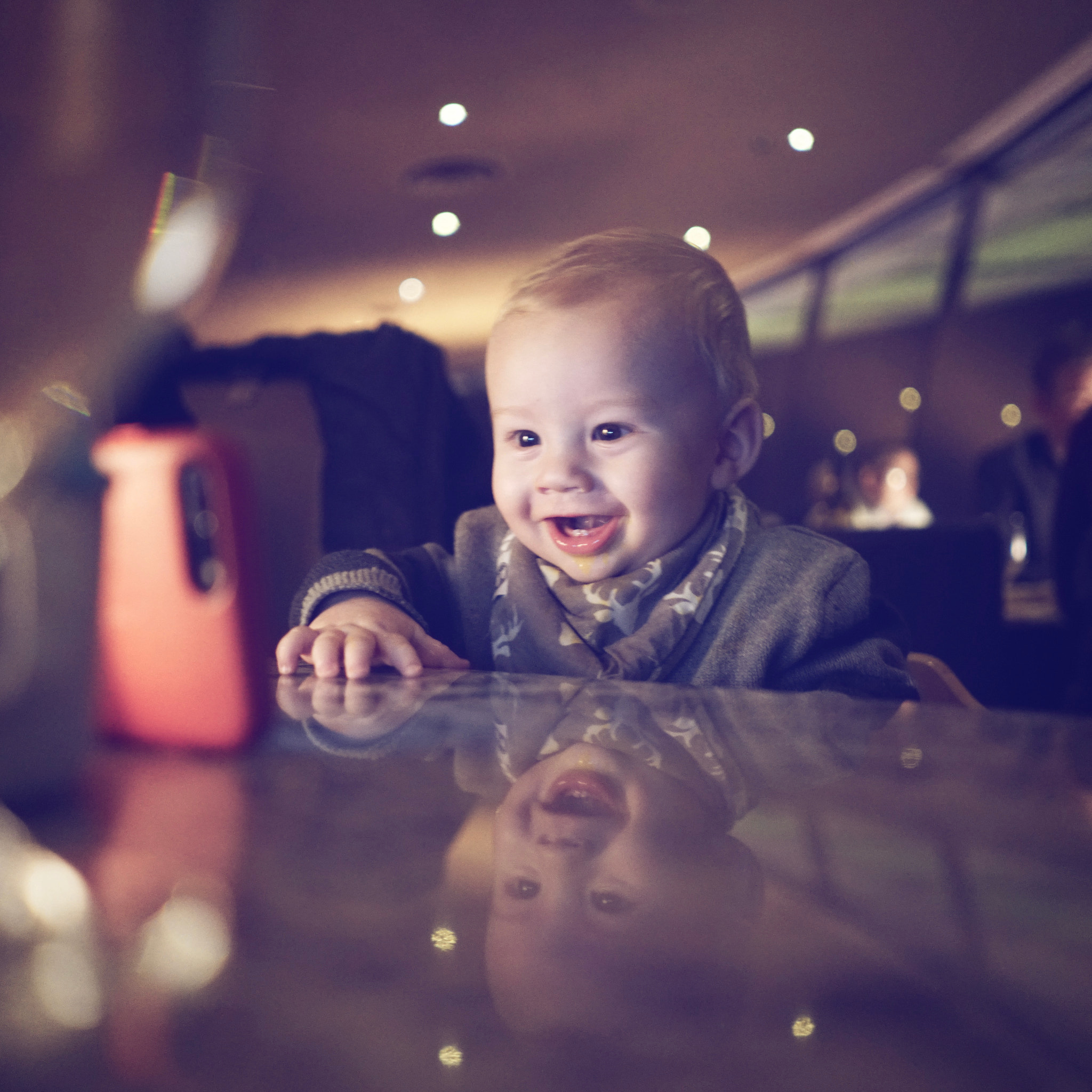 Sony a7R II + Sony FE 28mm F2 sample photo. An ibaby dinner at the space needle, seatlle. photography