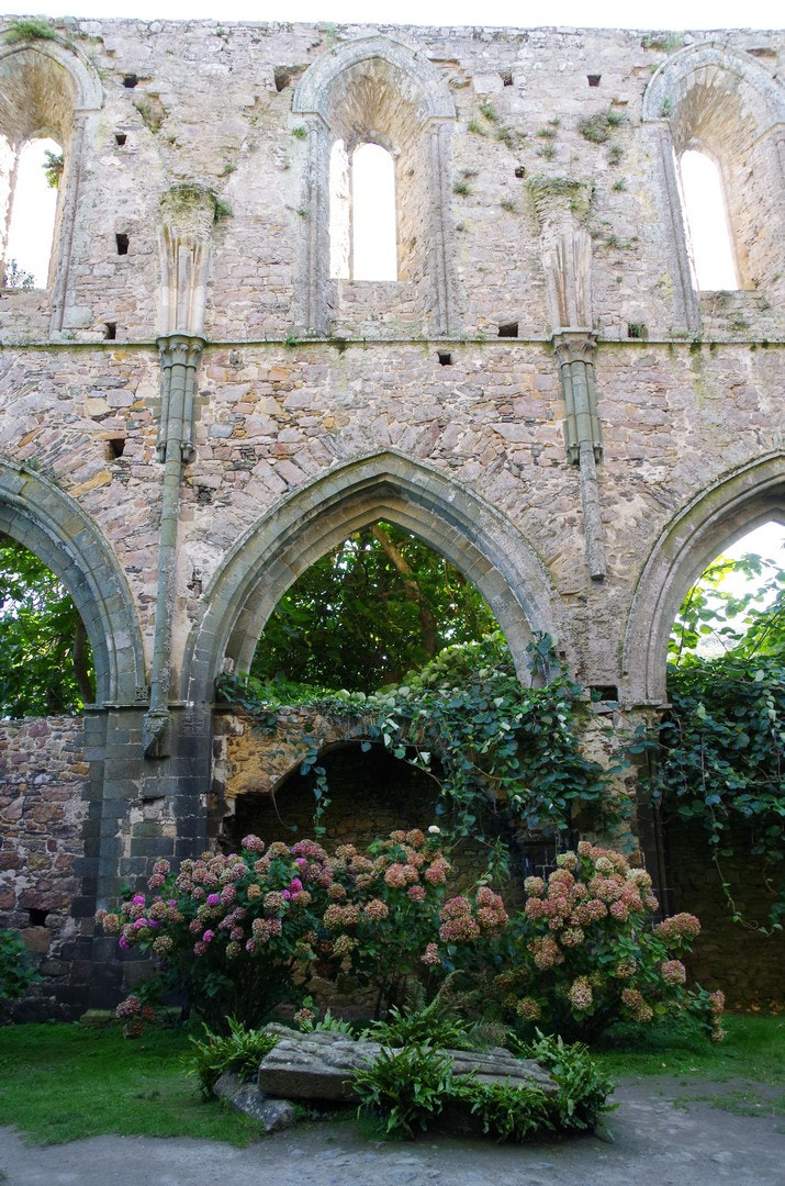 Pentax K-50 sample photo. Abbaye de beauport photography