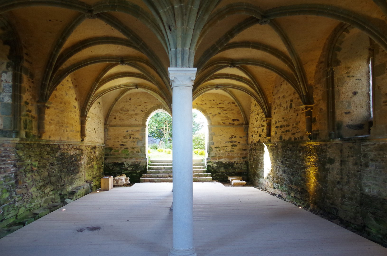 Pentax K-50 sample photo. Abbaye de beauport photography