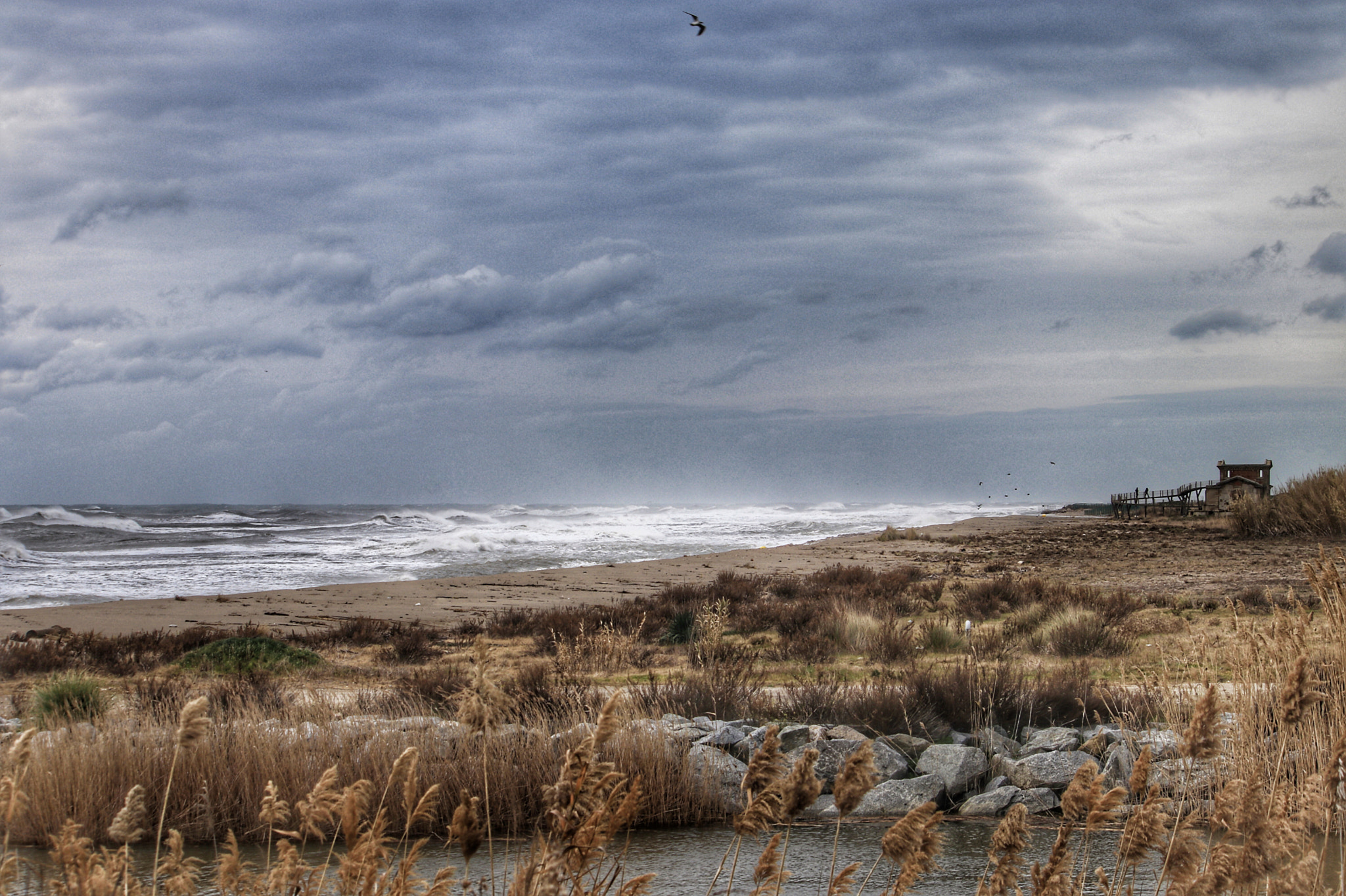 Canon EF-S 55-250mm F4-5.6 IS sample photo. Casa frente al mar photography