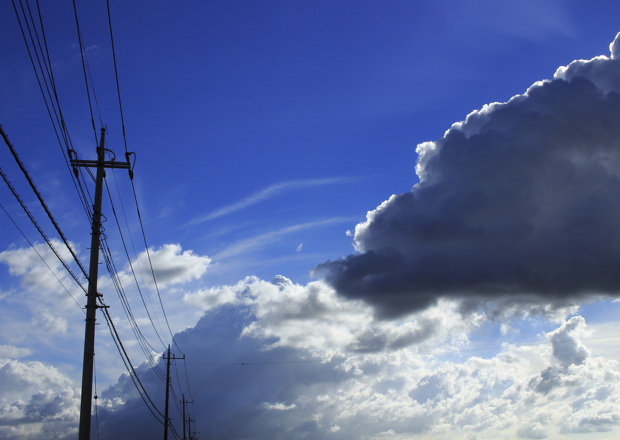 Canon EOS 100D (EOS Rebel SL1 / EOS Kiss X7) sample photo. Summer sky photography