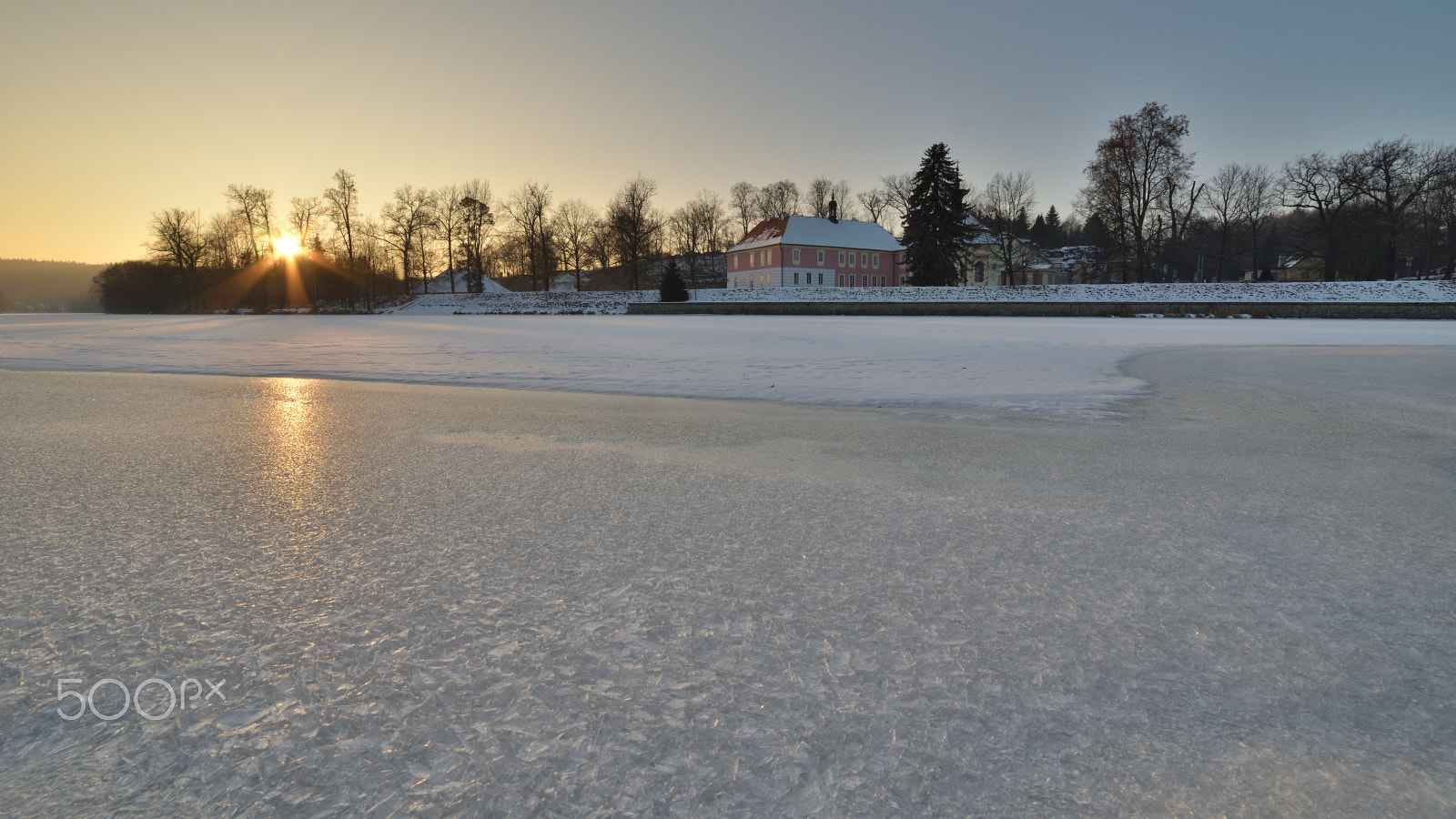 Samyang 14mm F2.8 ED AS IF UMC sample photo. Icy sunset ... photography