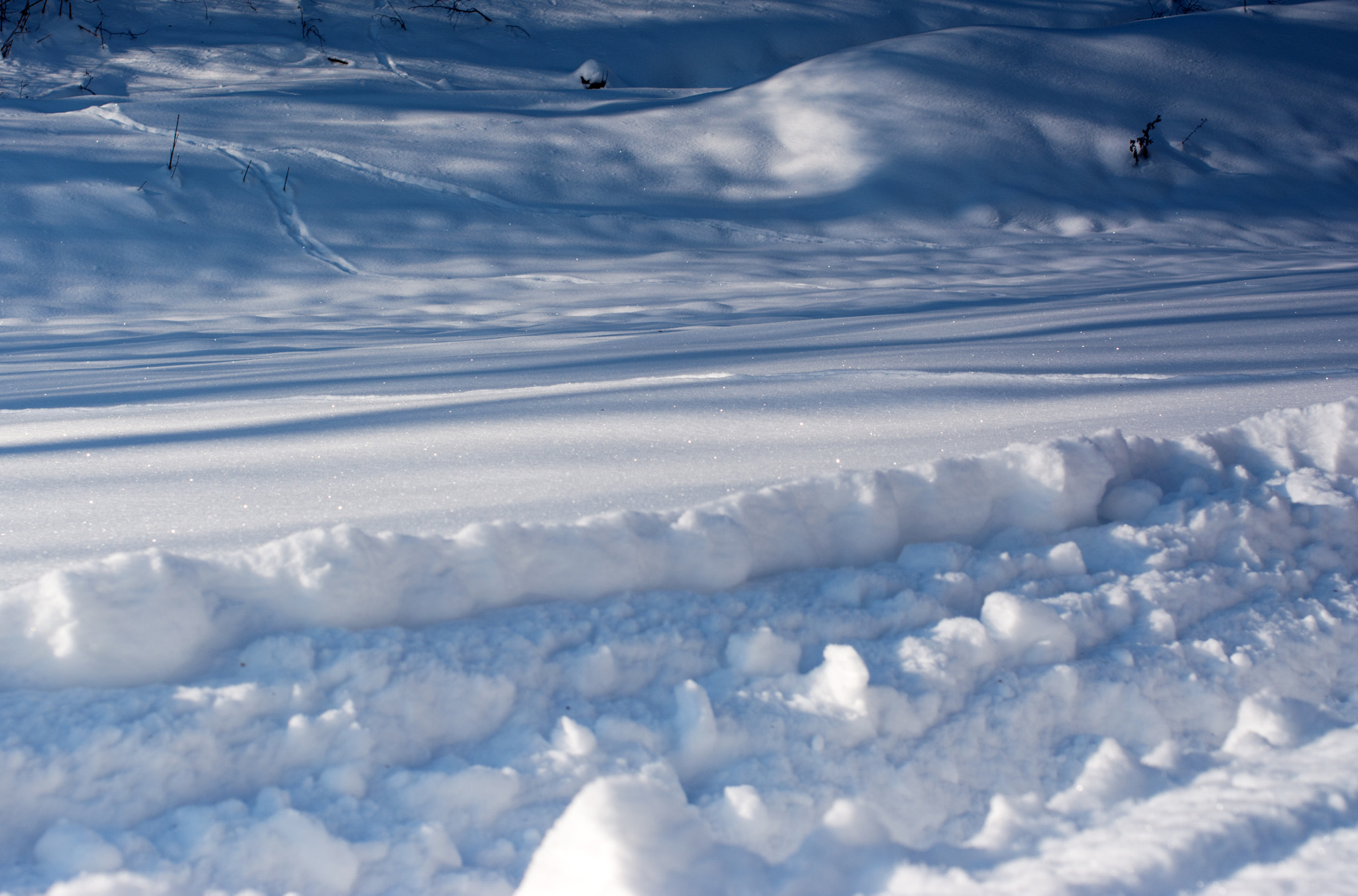 Nikon D5200 + Nikon AF-S Nikkor 50mm F1.4G sample photo. Snow photography