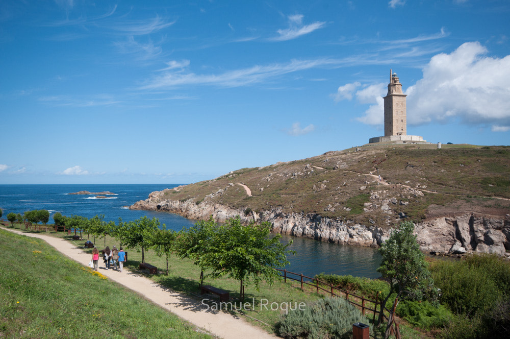 Sigma 10-20mm F4-5.6 EX DC HSM sample photo. A coruña - tower of hercules photography