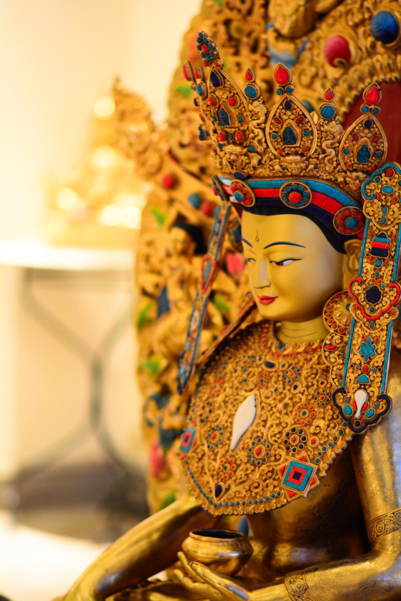 Nikon D7100 + AF Nikkor 20mm f/2.8 sample photo. Buddha sculpture photography