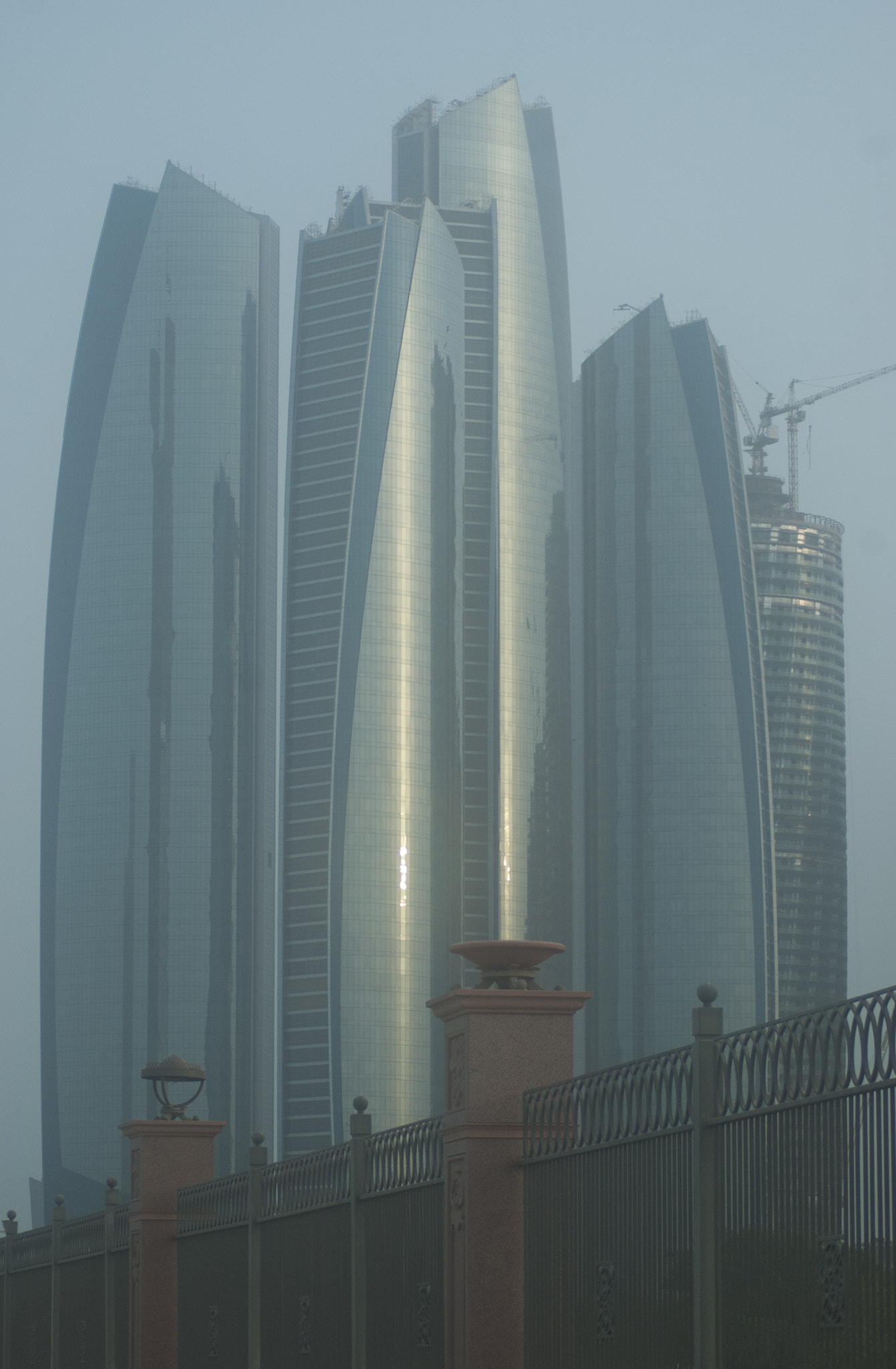 Nikon D70 sample photo. Etihad towers, abu dhabi photography