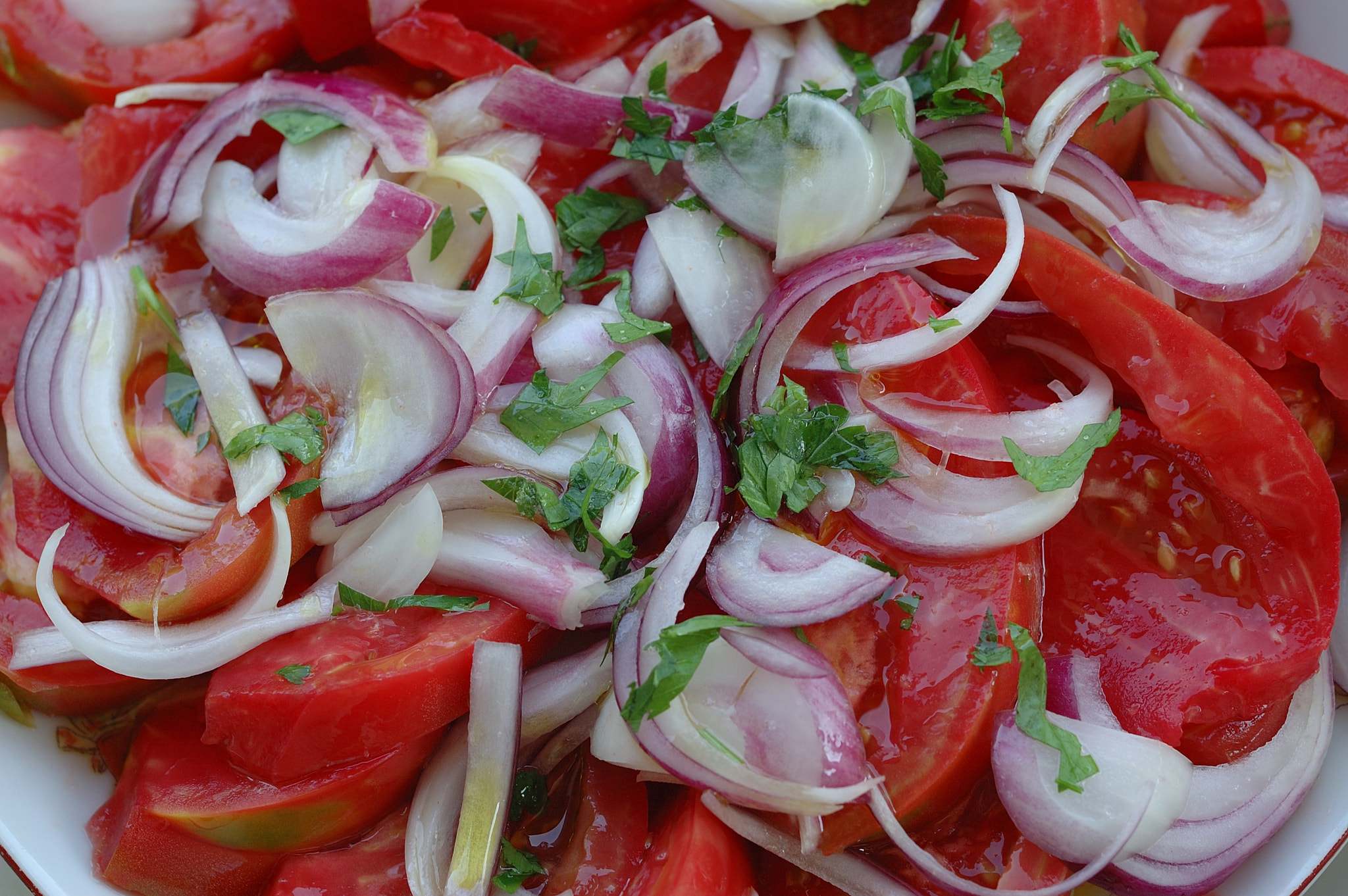 Nikon D70s + AF Nikkor 50mm f/1.8 N sample photo. Fresh salad photography