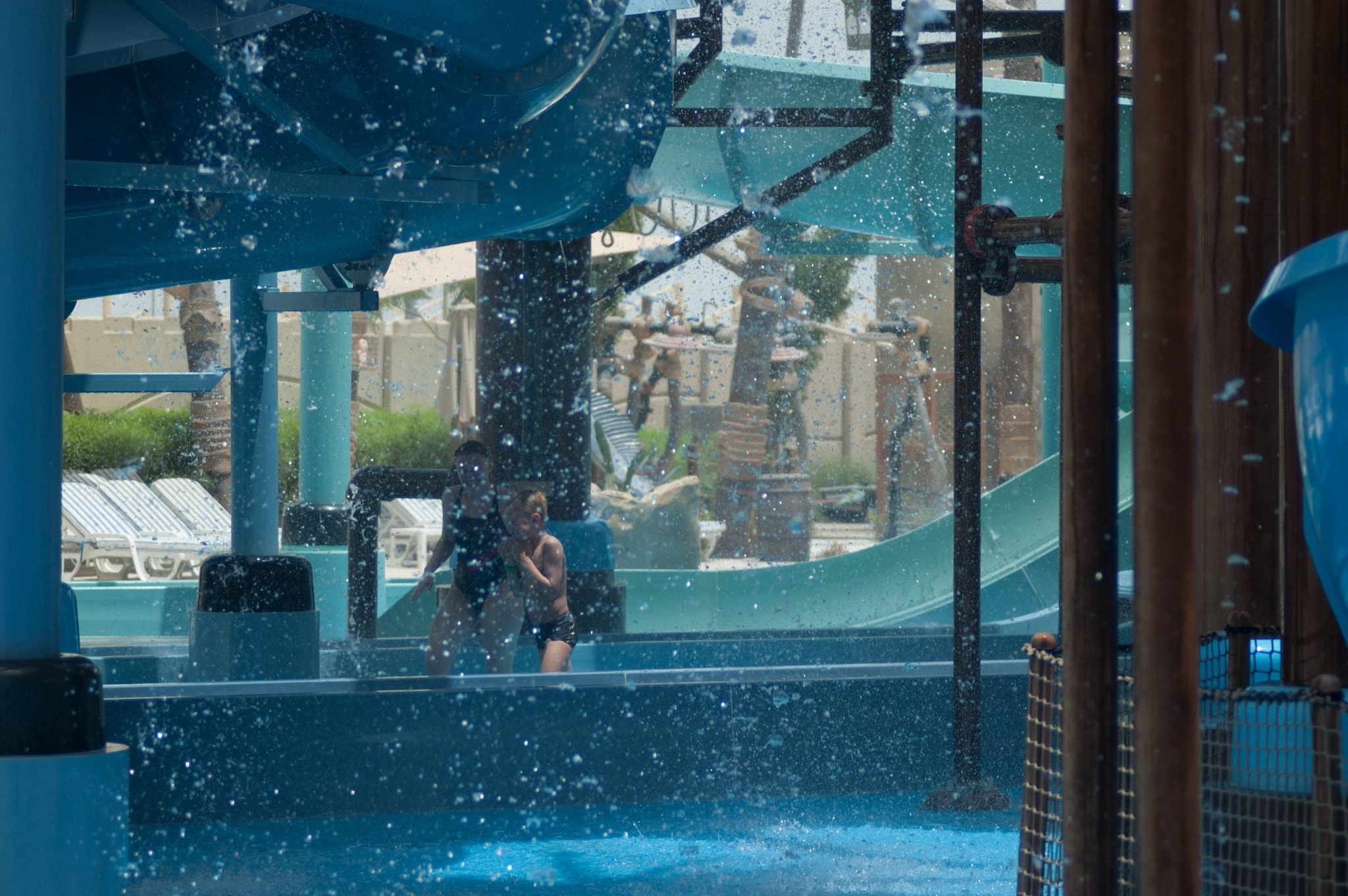 Nikon D70 sample photo. Yas waterworld, yas island, جزيرة ياس‎ photography