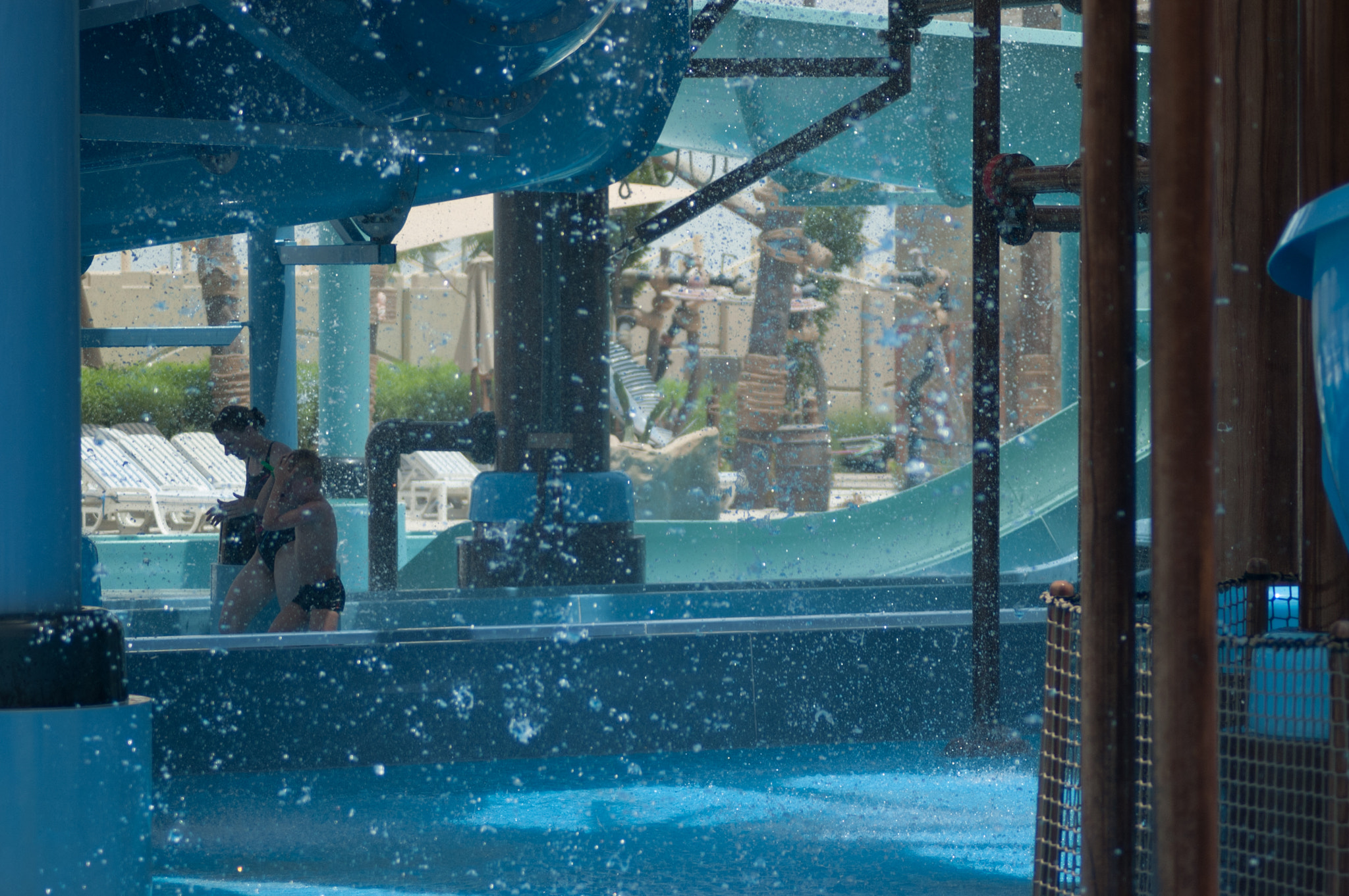 Nikon D70 sample photo. Yas waterworld, yas island, جزيرة ياس‎ photography