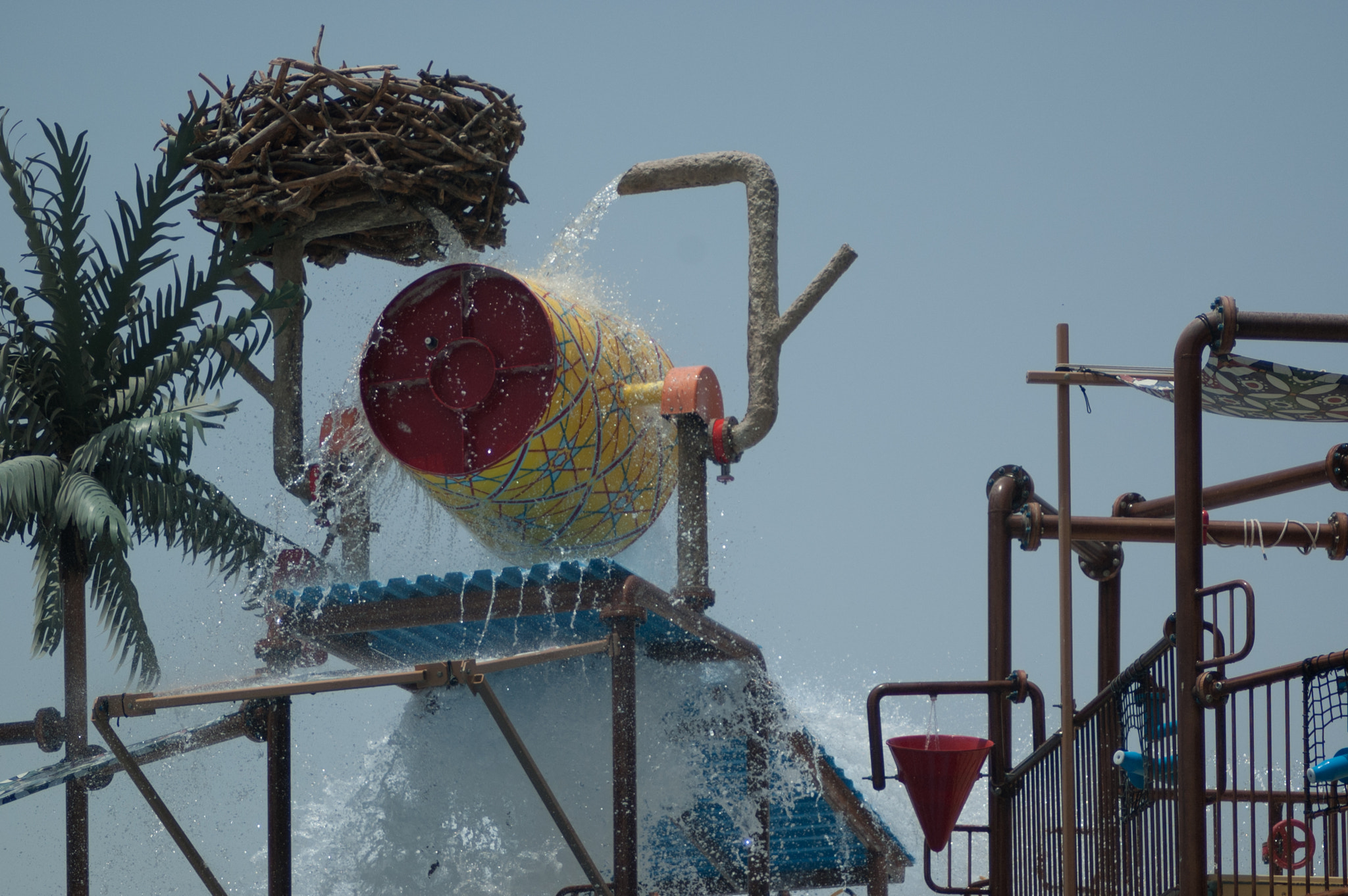 Nikon D70 sample photo. Yas waterworld, yas island, جزيرة ياس‎ photography