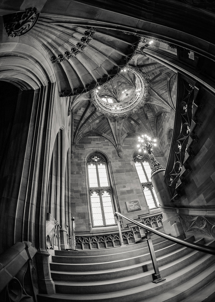Canon EF 15mm F2.8 Fisheye sample photo. Old library photography