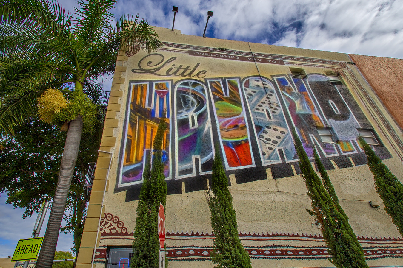 Canon EF 16-35mm F2.8L USM sample photo. Little havana sign photography
