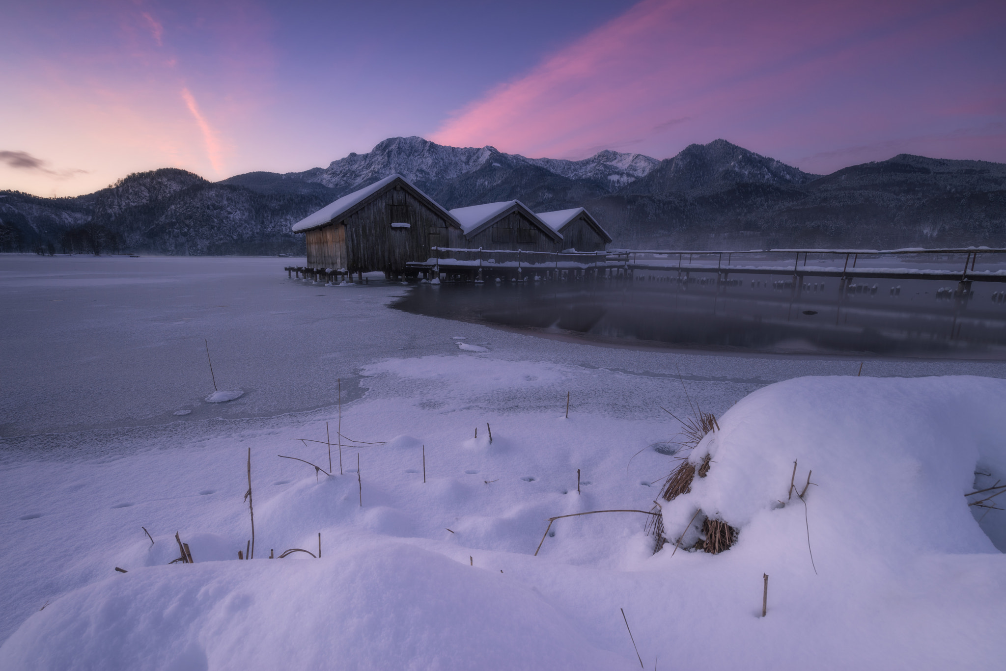 Sony a7R sample photo. Cold morning photography