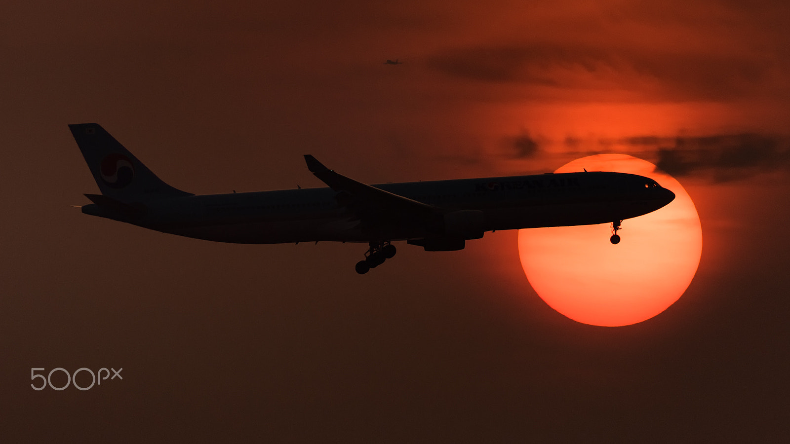 Nikon D810 + Nikon AF-S Nikkor 500mm F4G ED VR sample photo. Sunset at seoul photography