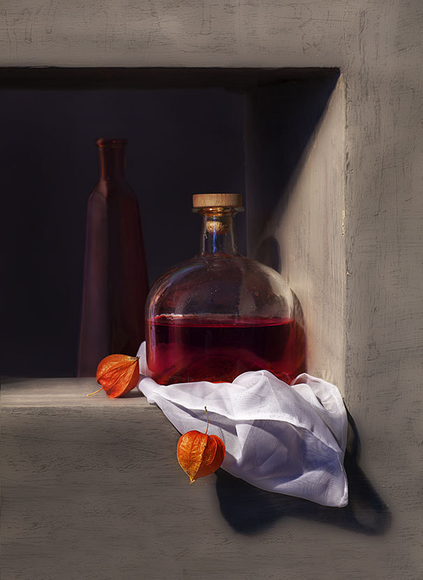 Sigma 70mm F2.8 EX DG Macro sample photo. With a bottle of juice photography
