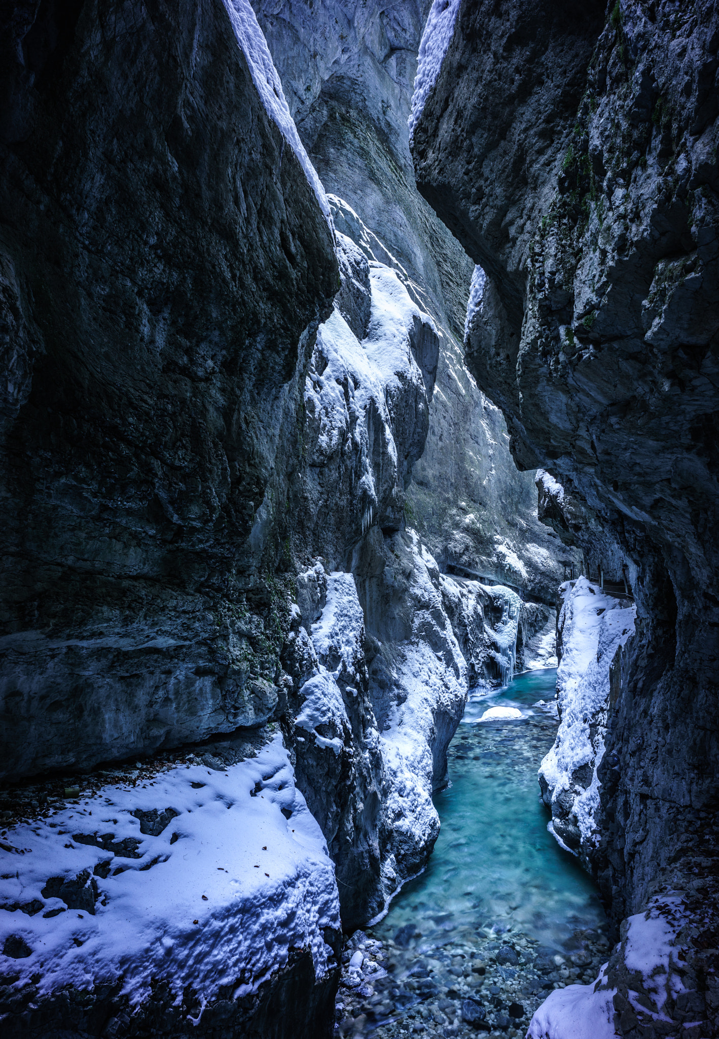 Sony a7R sample photo. Partnachklamm photography