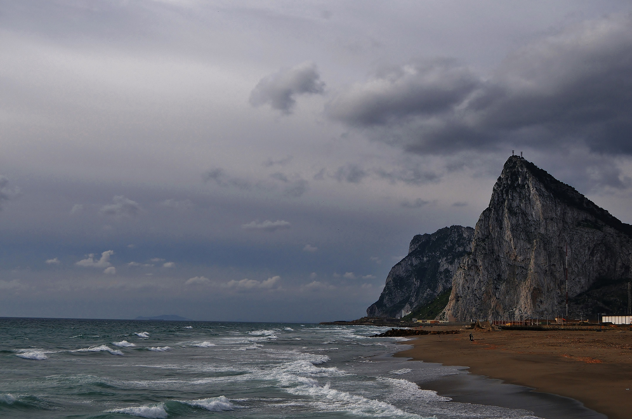 Nikon D300 sample photo. Gibraltar border photography