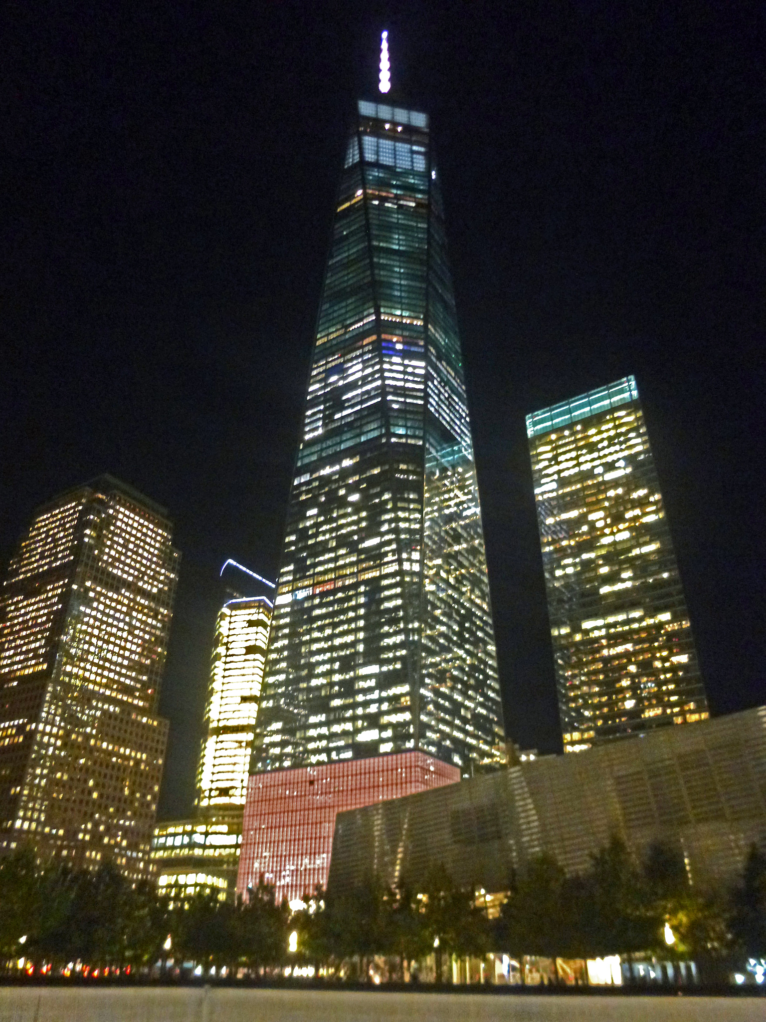 Panasonic DMC-SZ1 sample photo. One world trade center at night photography