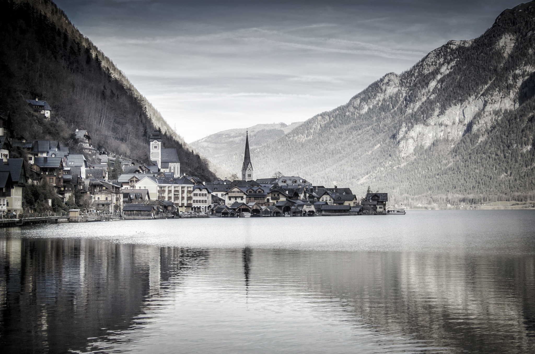 Nikon AF-S Nikkor 24-120mm F4G ED VR sample photo. Hallstatt photography