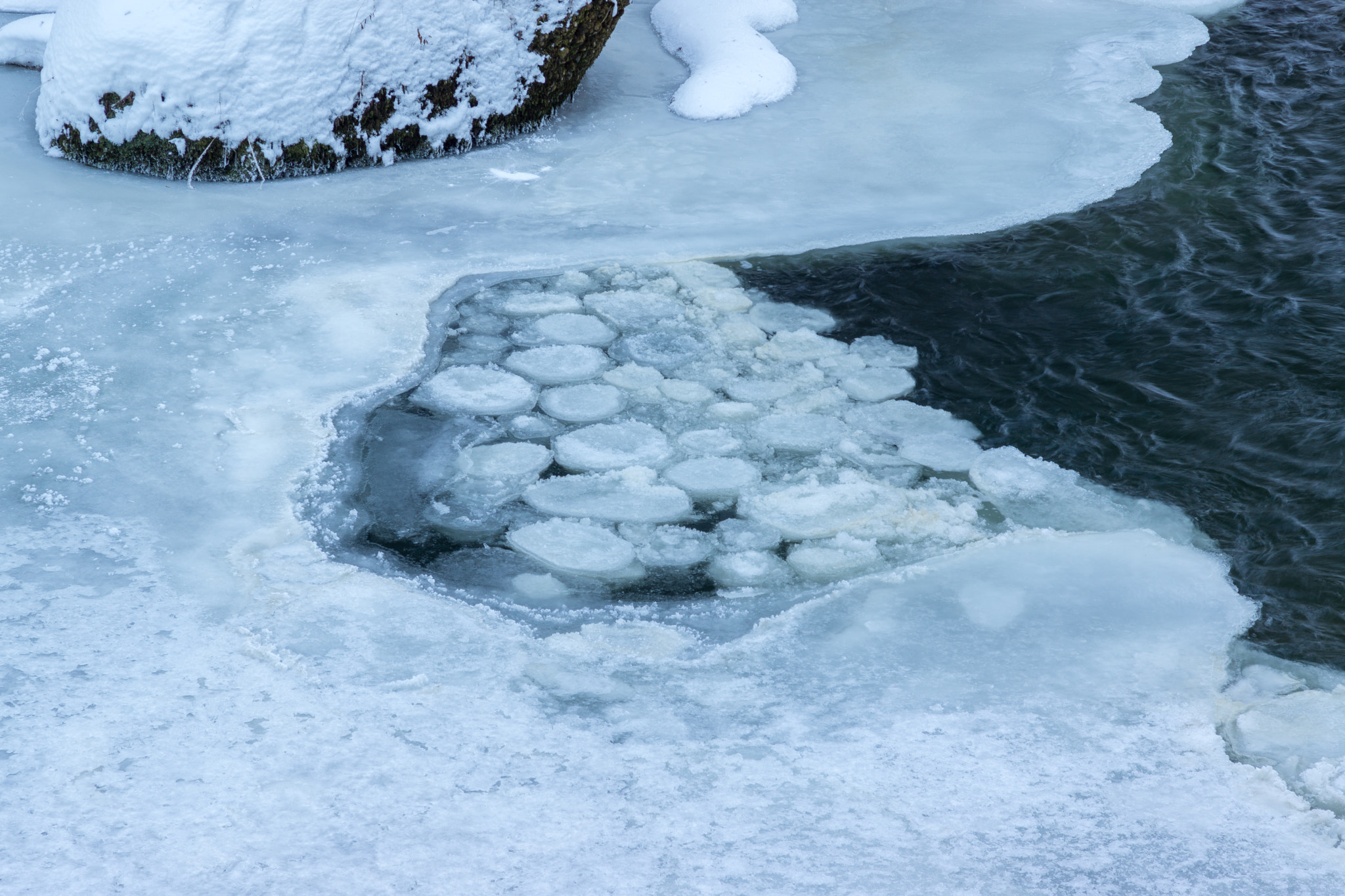 Sony SLT-A77 sample photo. Ice circles photography