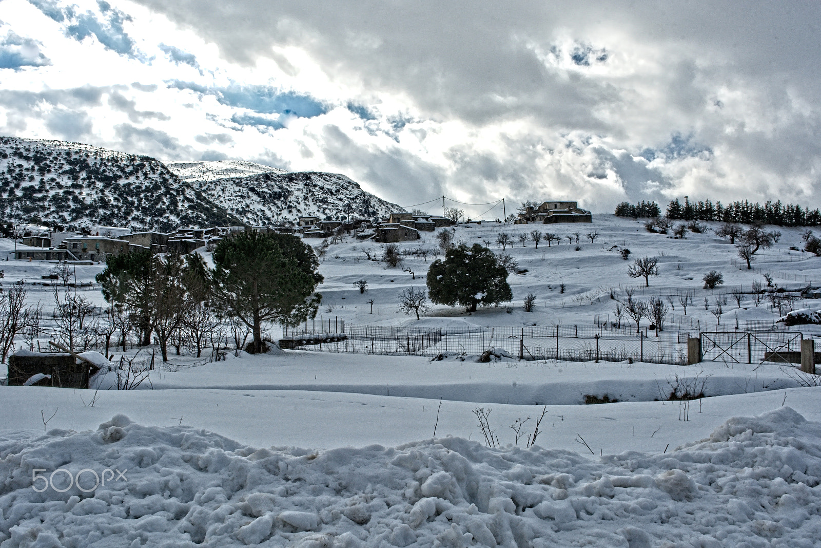 18.0-55.0mm f/3.5-f/5.6 sample photo. Plateau lasithi photography