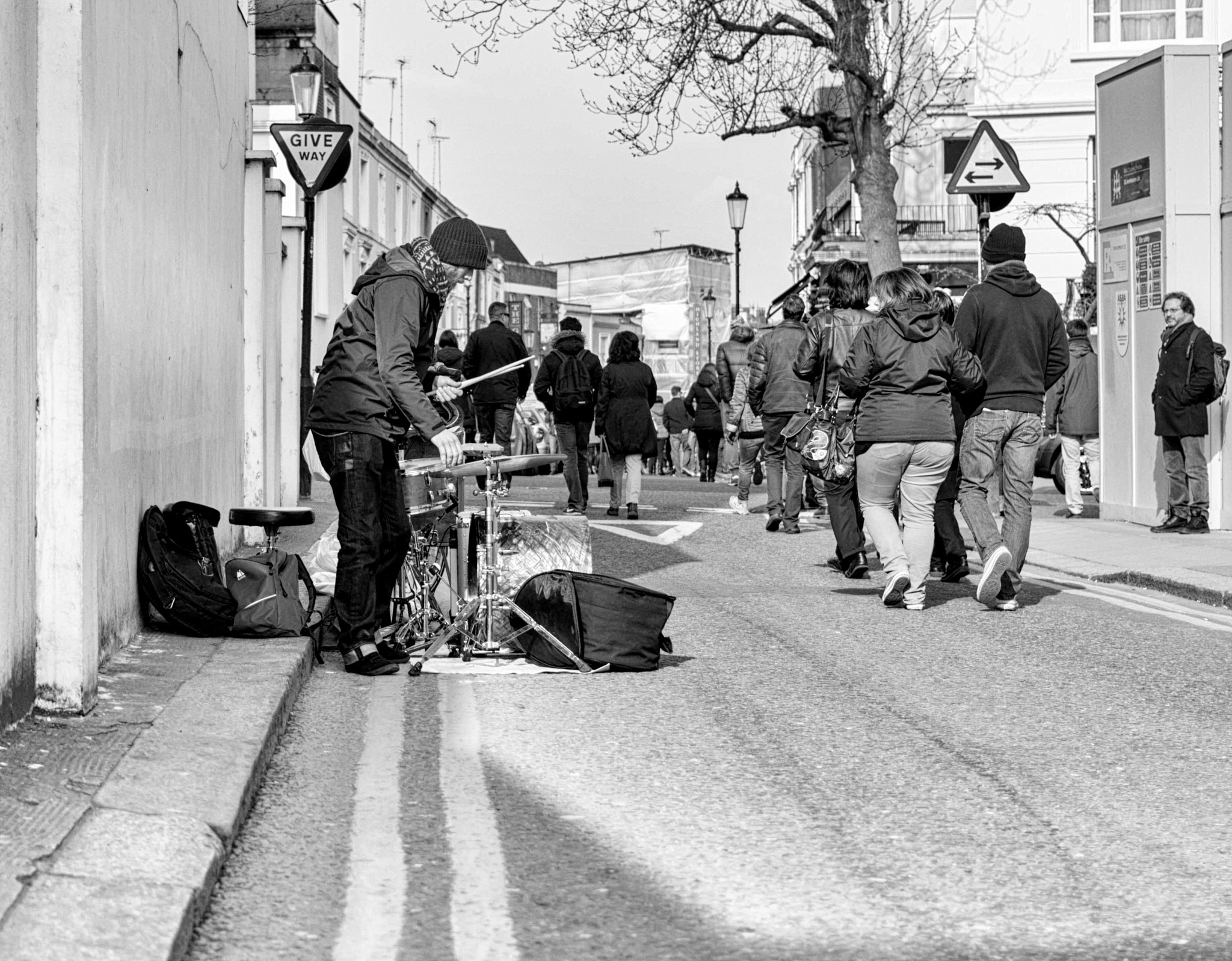 Canon EF 40mm F2.8 STM sample photo. Drummer boy photography