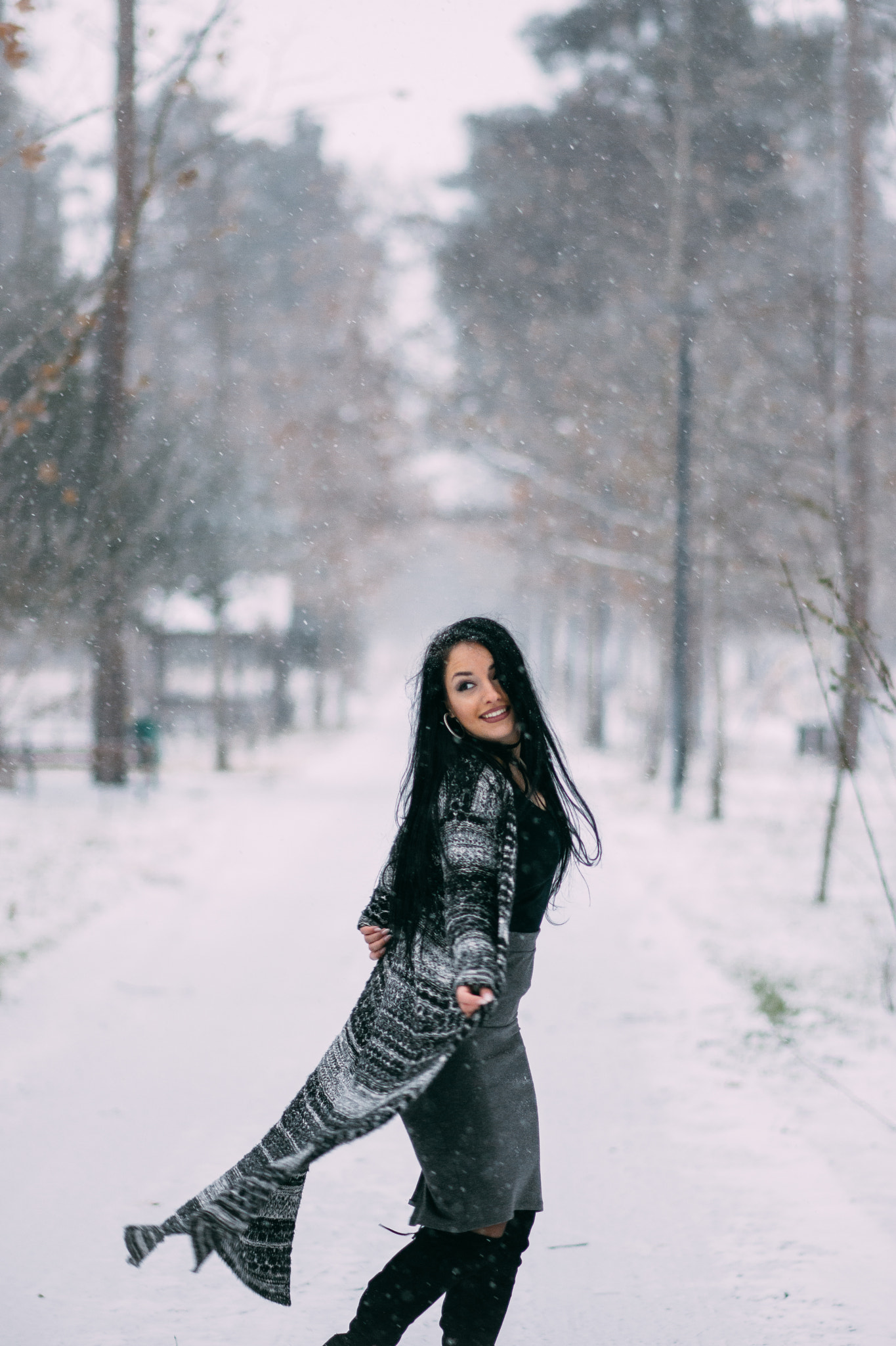 Nikon D7200 + Nikon AF-S Nikkor 85mm F1.8G sample photo. Winter beauty photography