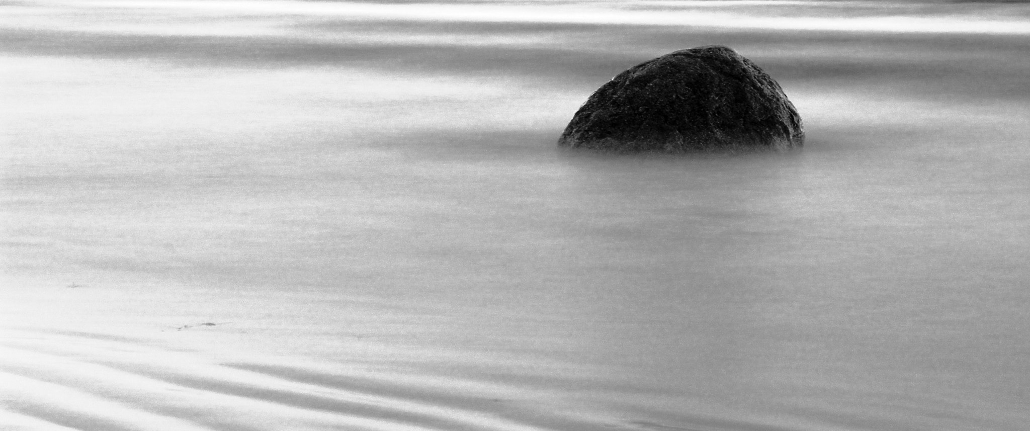 Pentax K100D Super sample photo. Mysterious rock and wave patterns photography
