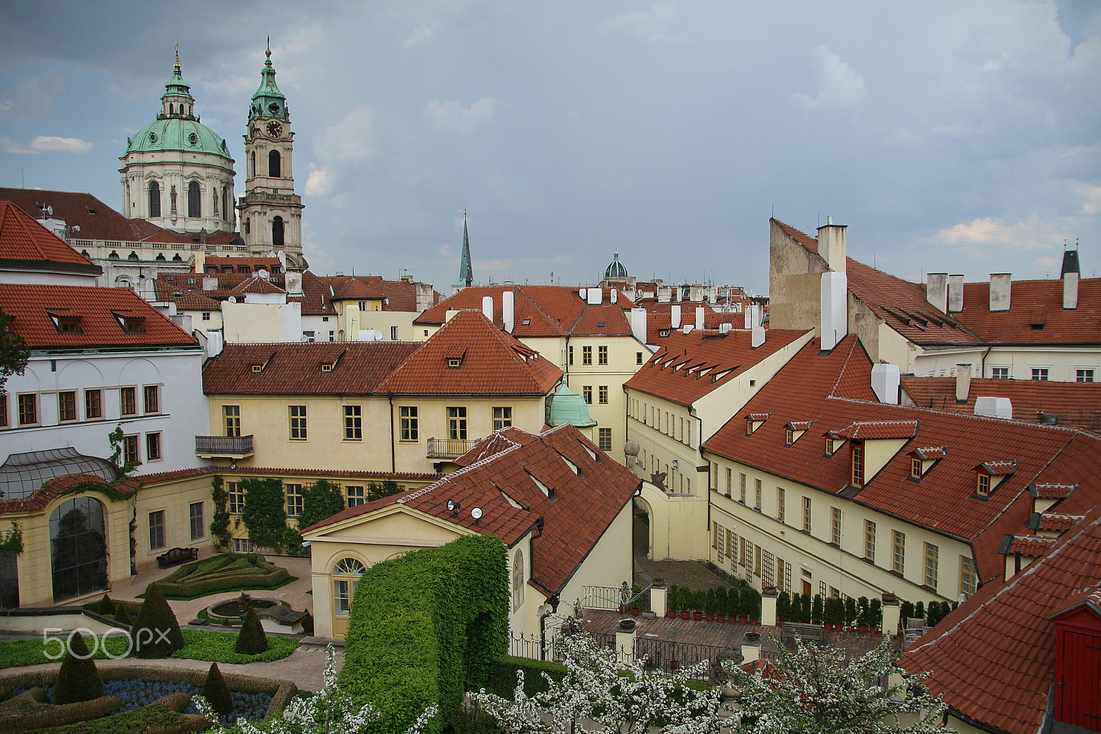 Sigma 18-125mm F3.8-5.6 DC OS HSM sample photo. Red roofs of prague photography