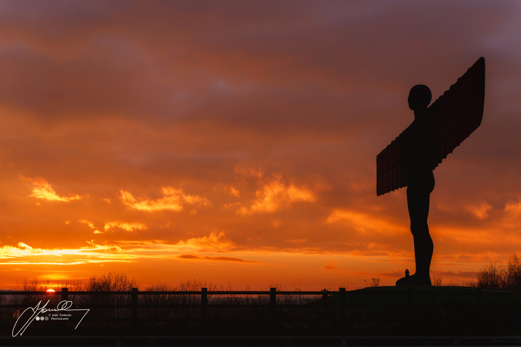 Nikon D800 sample photo. The angel at sundown photography