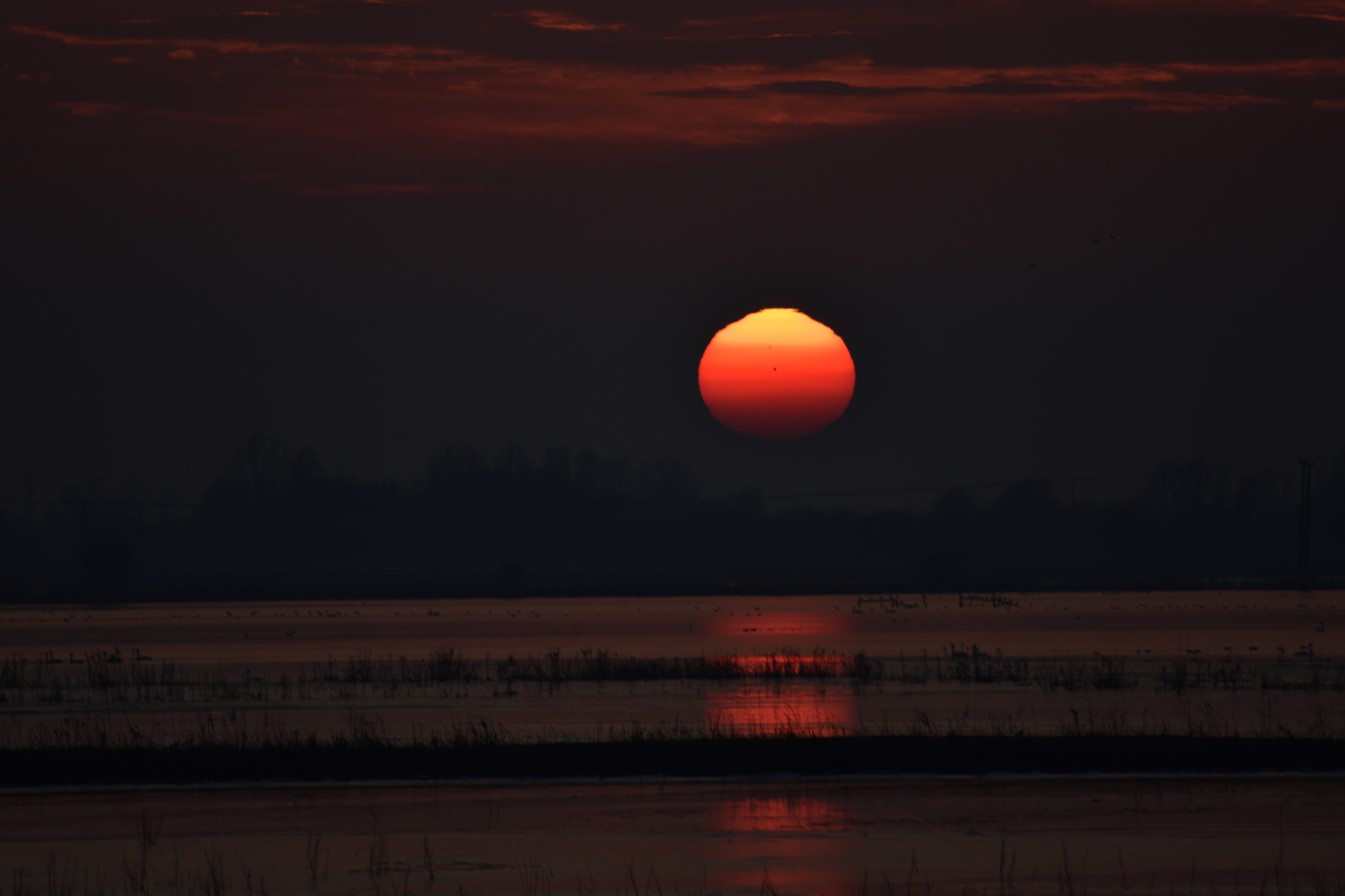 Sigma 70-300mm F4-5.6 APO DG Macro sample photo. Big sunset photography