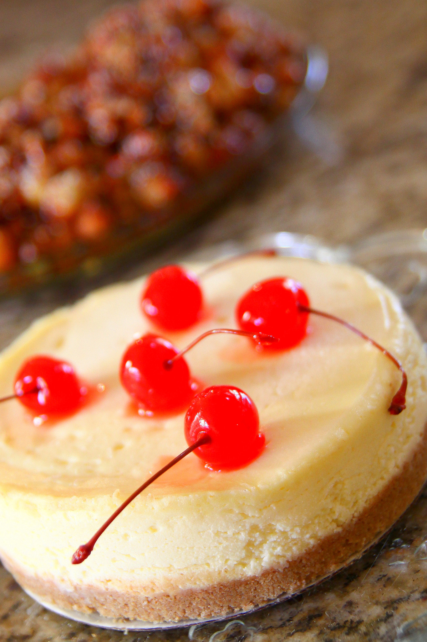 Canon 17-50mm sample photo. Cherry cheese cake photography