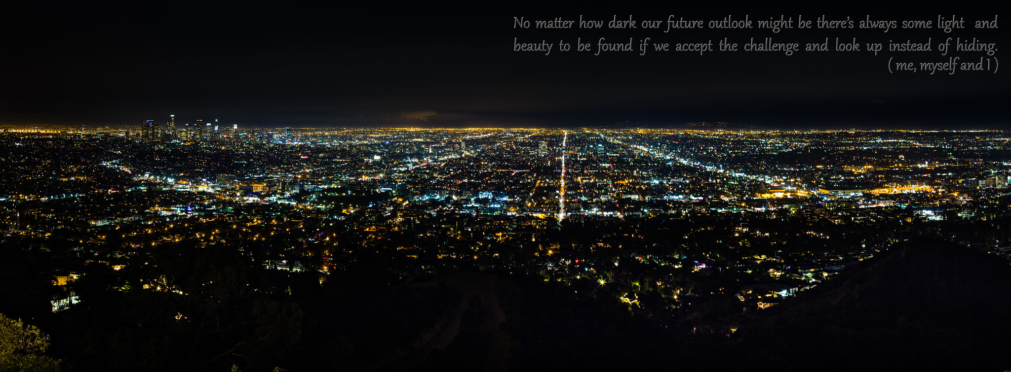 Canon EOS 700D (EOS Rebel T5i / EOS Kiss X7i) sample photo. La at night from above photography