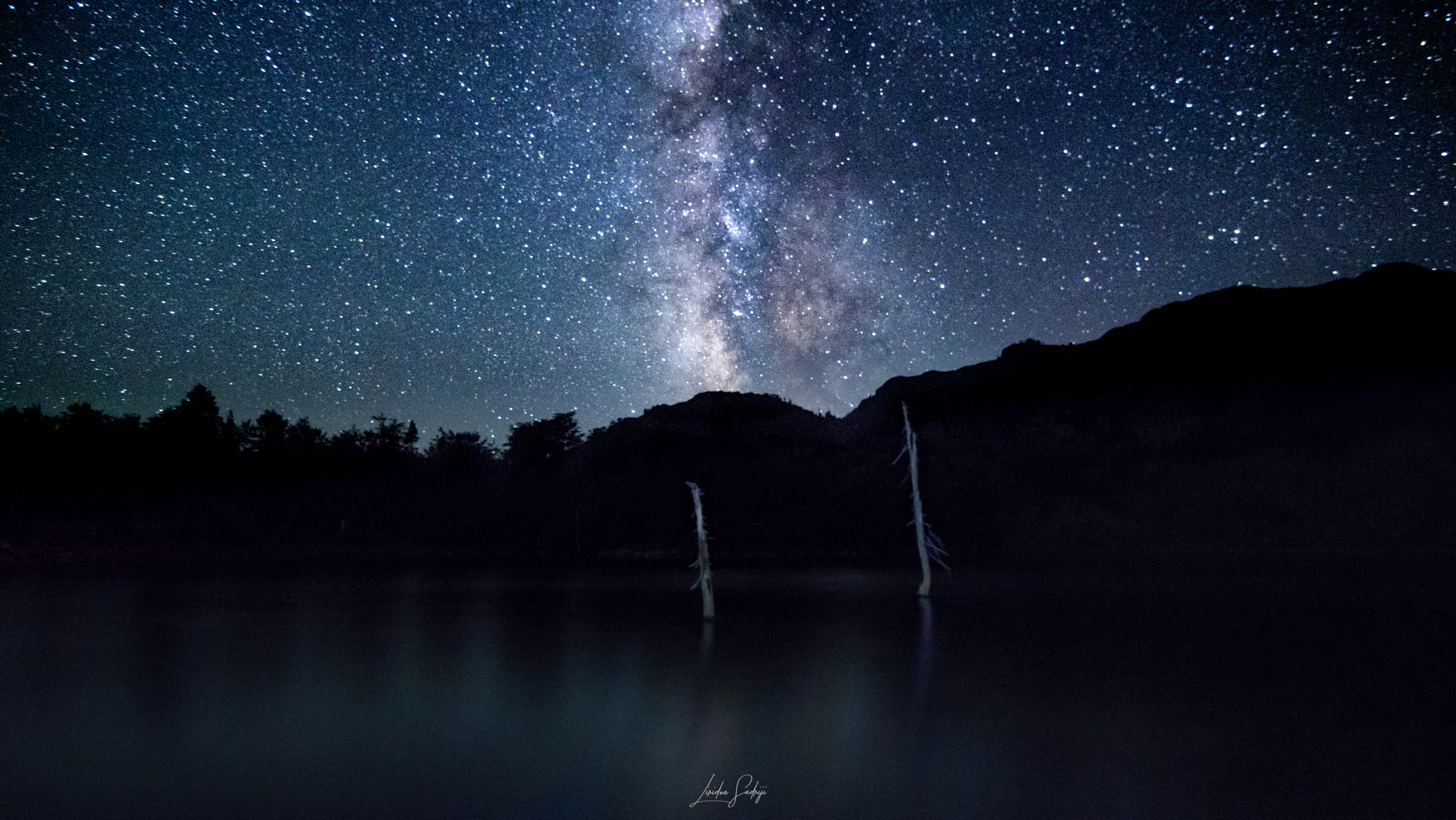 Canon EOS 750D (EOS Rebel T6i / EOS Kiss X8i) sample photo. Milky way in albania photography