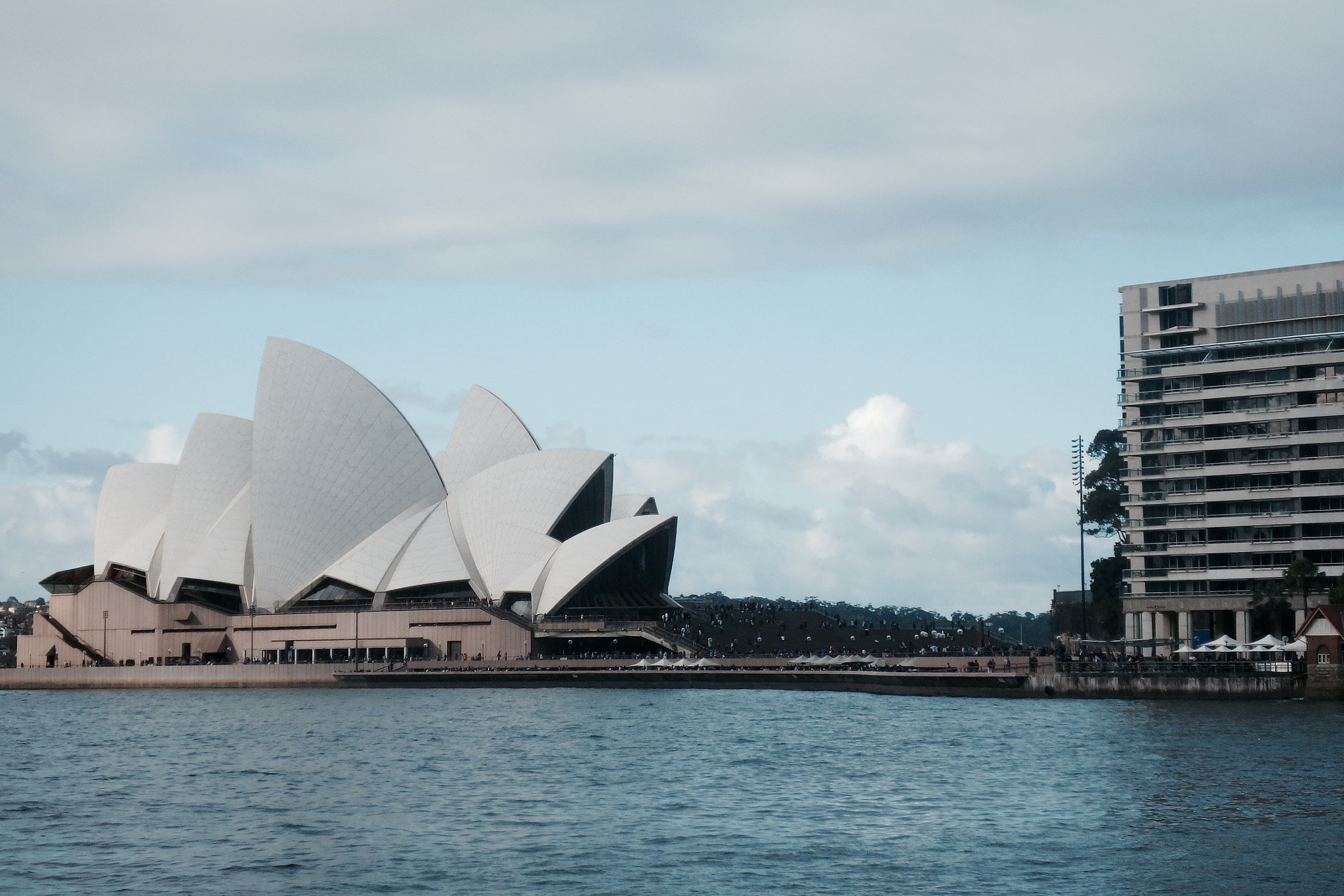 Olympus TG-860 sample photo. Sydney opera house - east harbour view photography