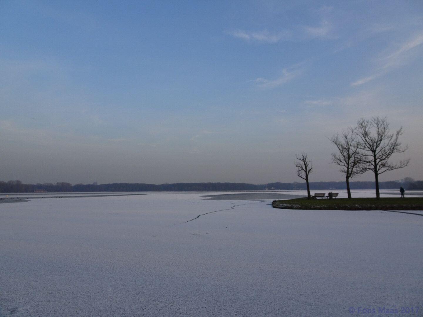 Sony DSC-HX90 sample photo. Winter - kralingse plas (1) photography