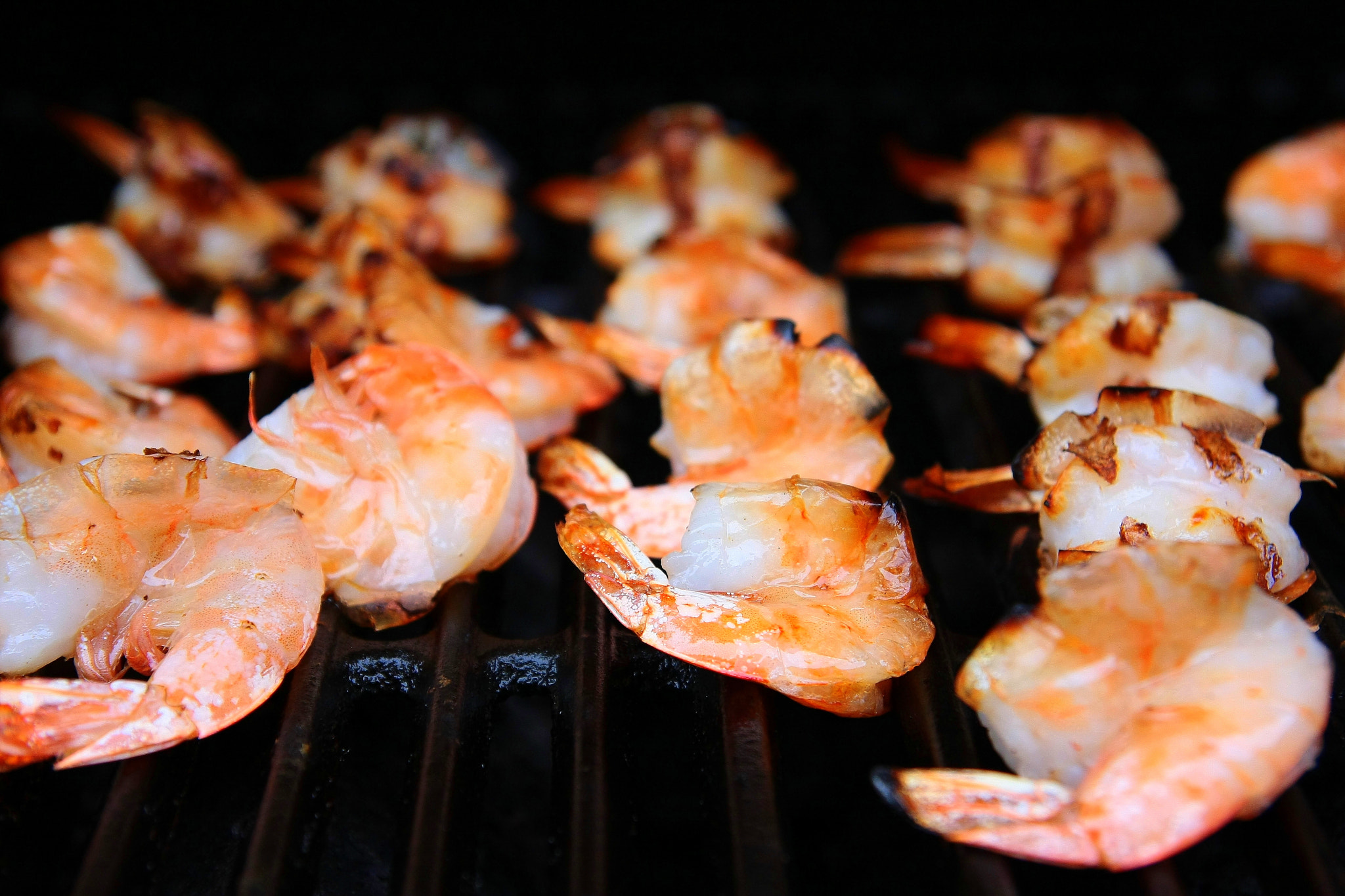 Canon EOS 40D sample photo. Grilled shrimp photography
