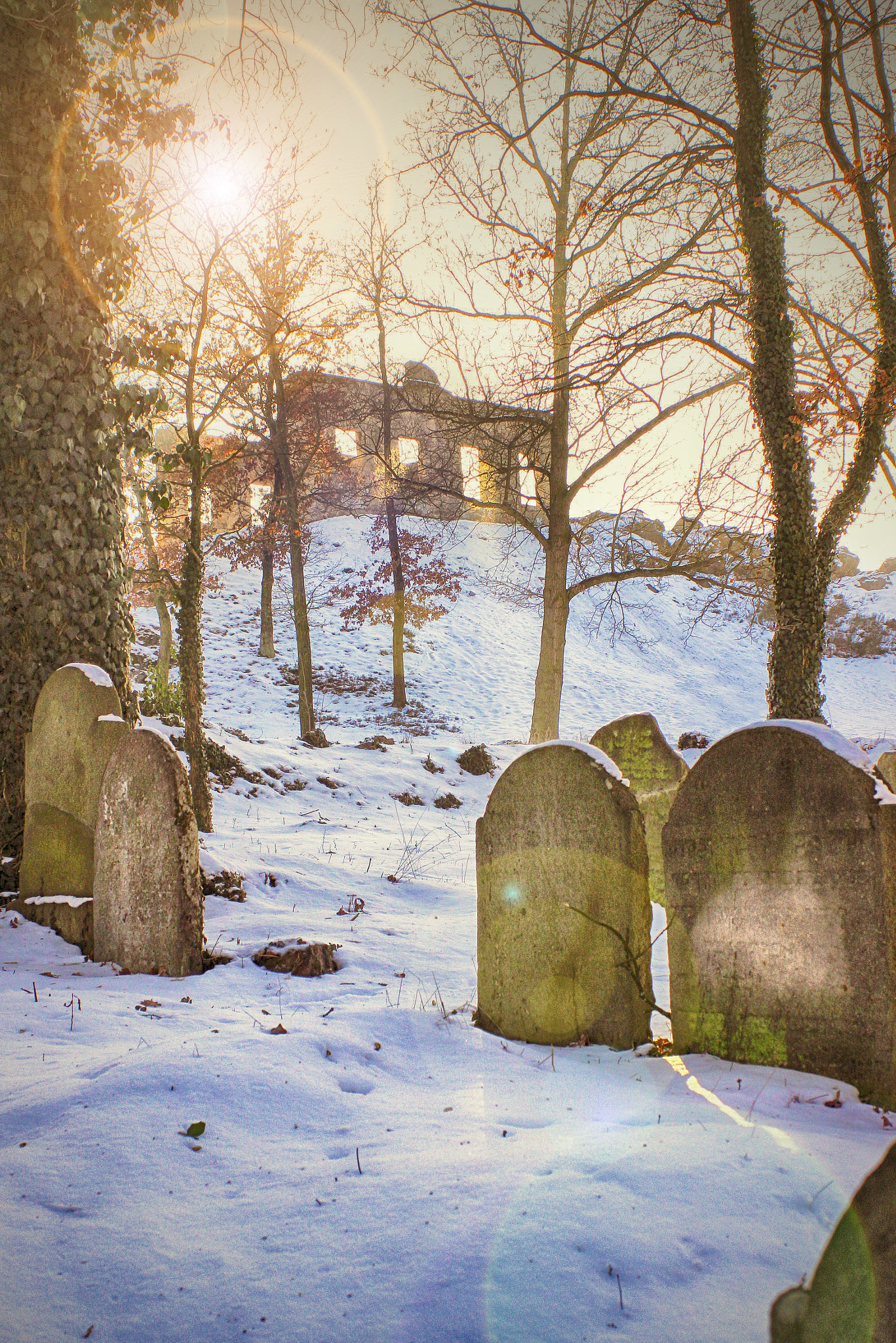 Canon EF 28-90mm f/4-5.6 sample photo. Cemetery photography