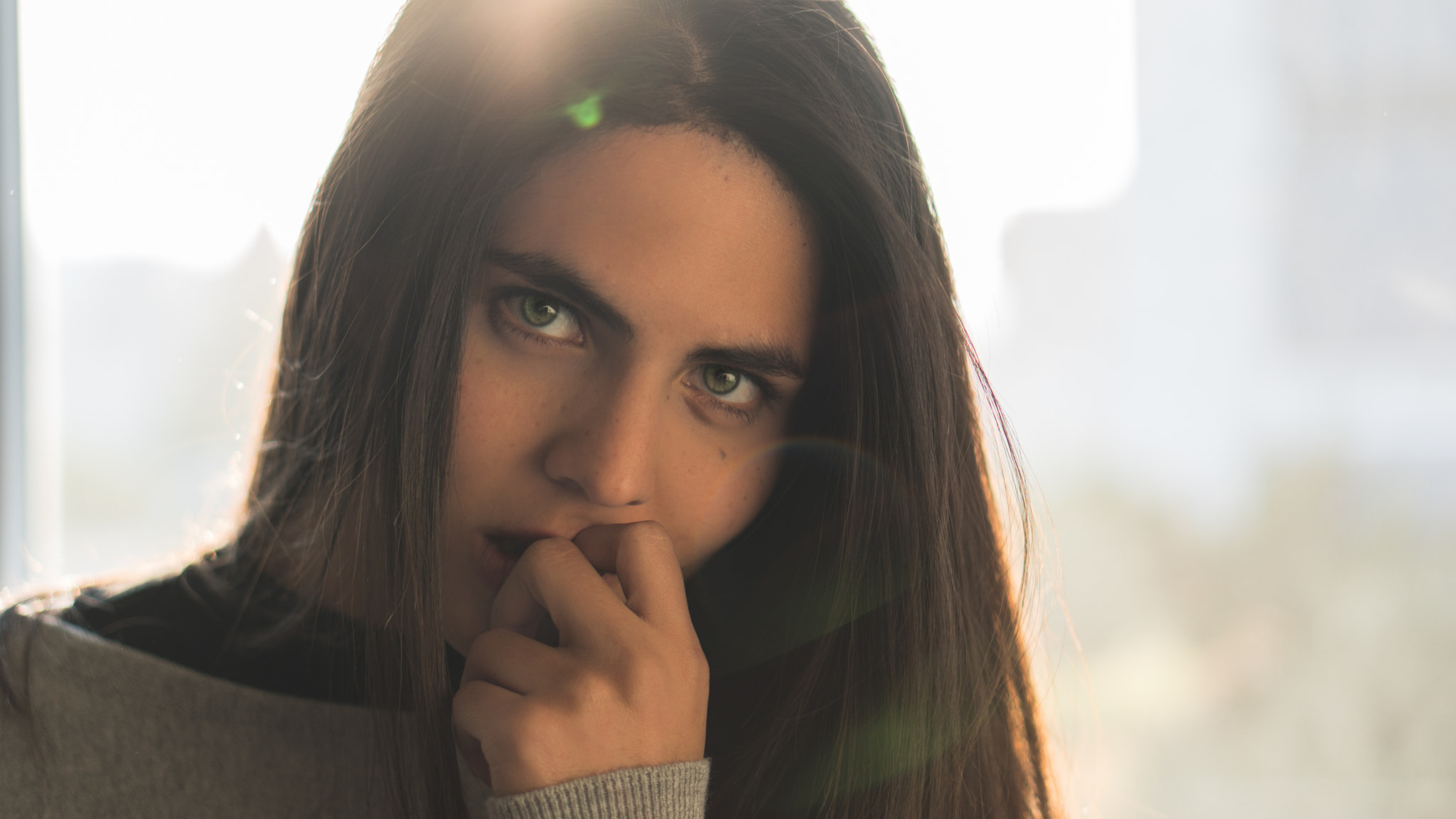Sony a6300 + E 50mm F1.8 OSS sample photo. Don't you think she's hiding something? photography