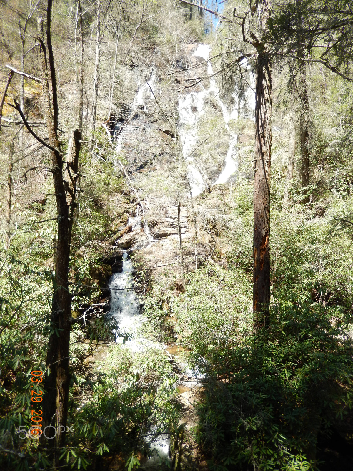 Nikon COOLPIX S9400 sample photo. The waterfall at dicks creek photography