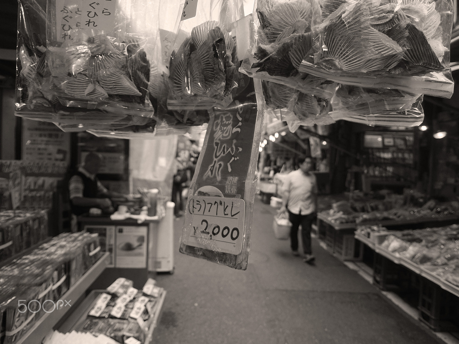 Fujifilm XF1 sample photo. Tsukiji photography