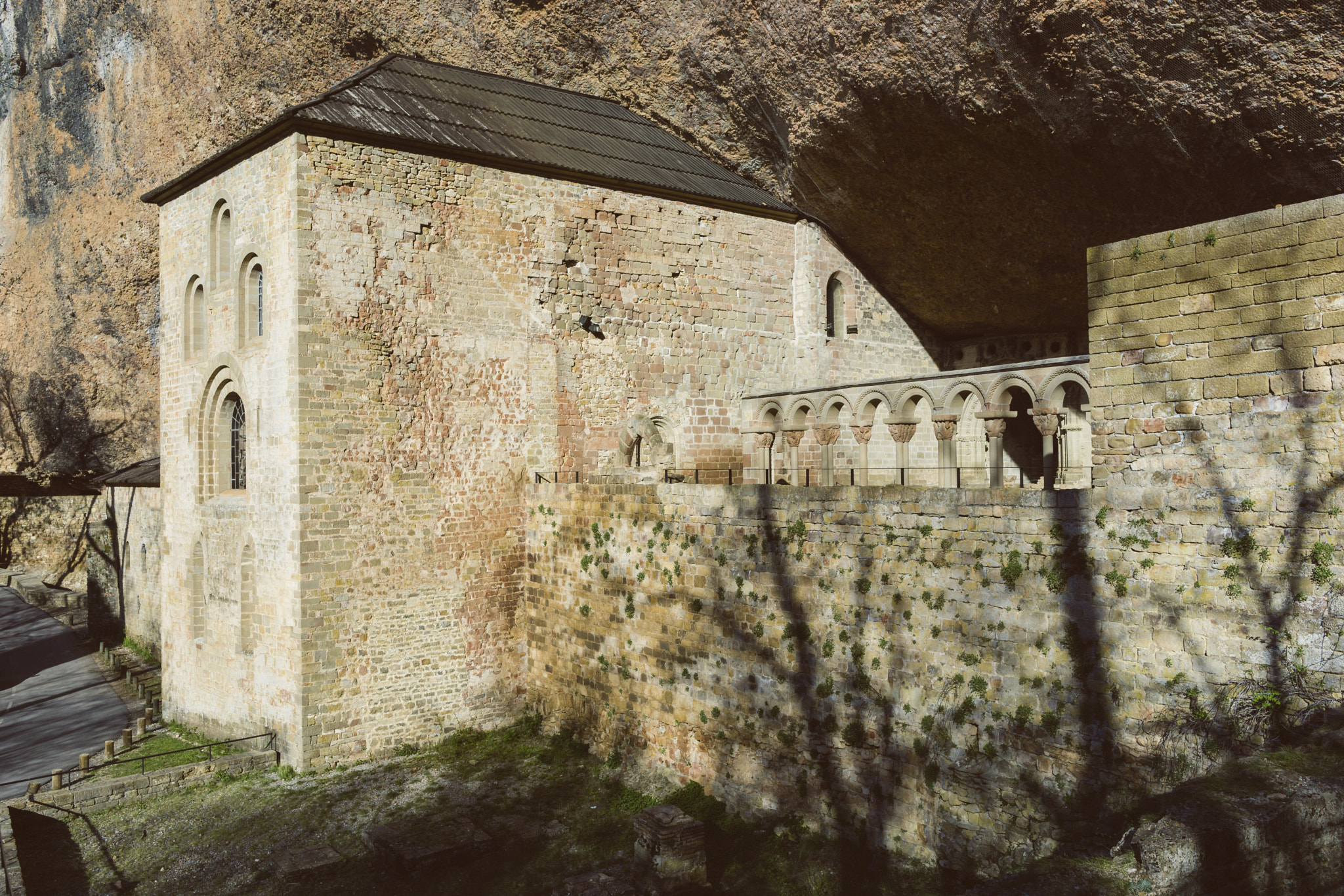 Sony E 20mm F2.8 sample photo. San juan de la peña monastery photography