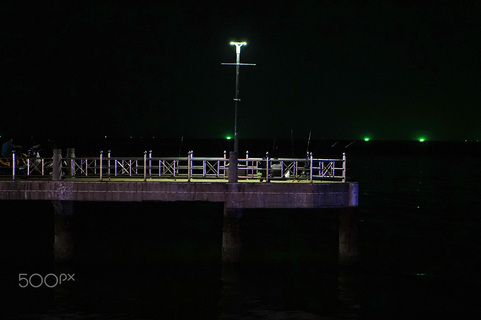 Sony Alpha a5000 (ILCE 5000) + E 50mm F1.8 OSS sample photo. Night fishing photography