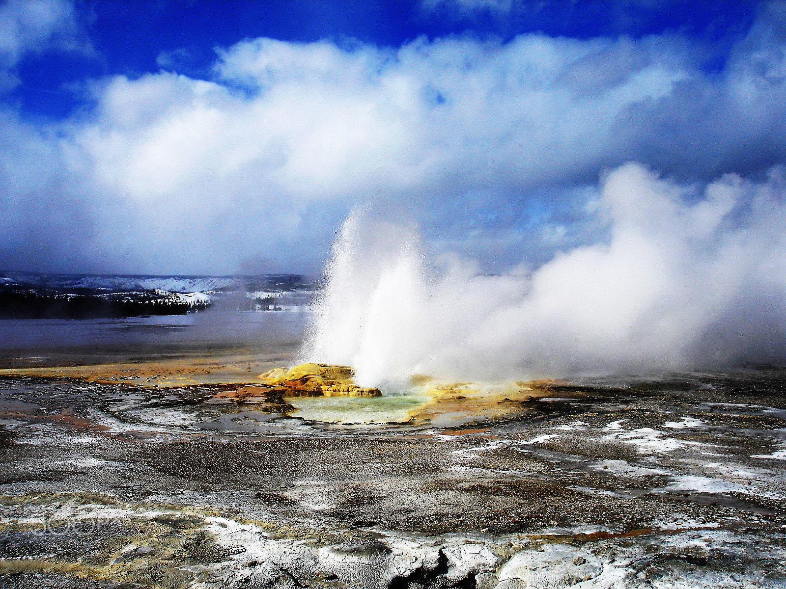 Sony DSC-P150 sample photo. Yellowstone 1 photography