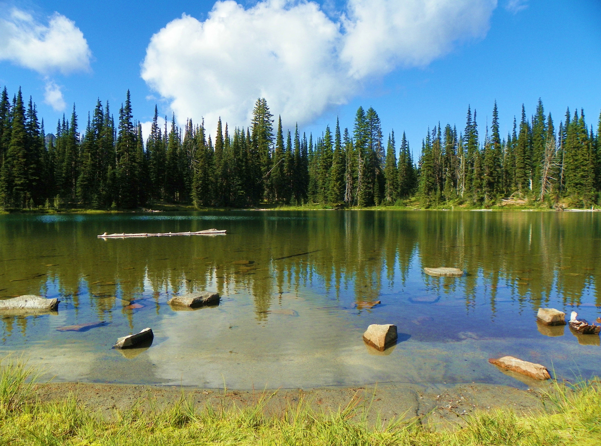 Kodak EasyShare Z981 sample photo. Pallisades lake photography
