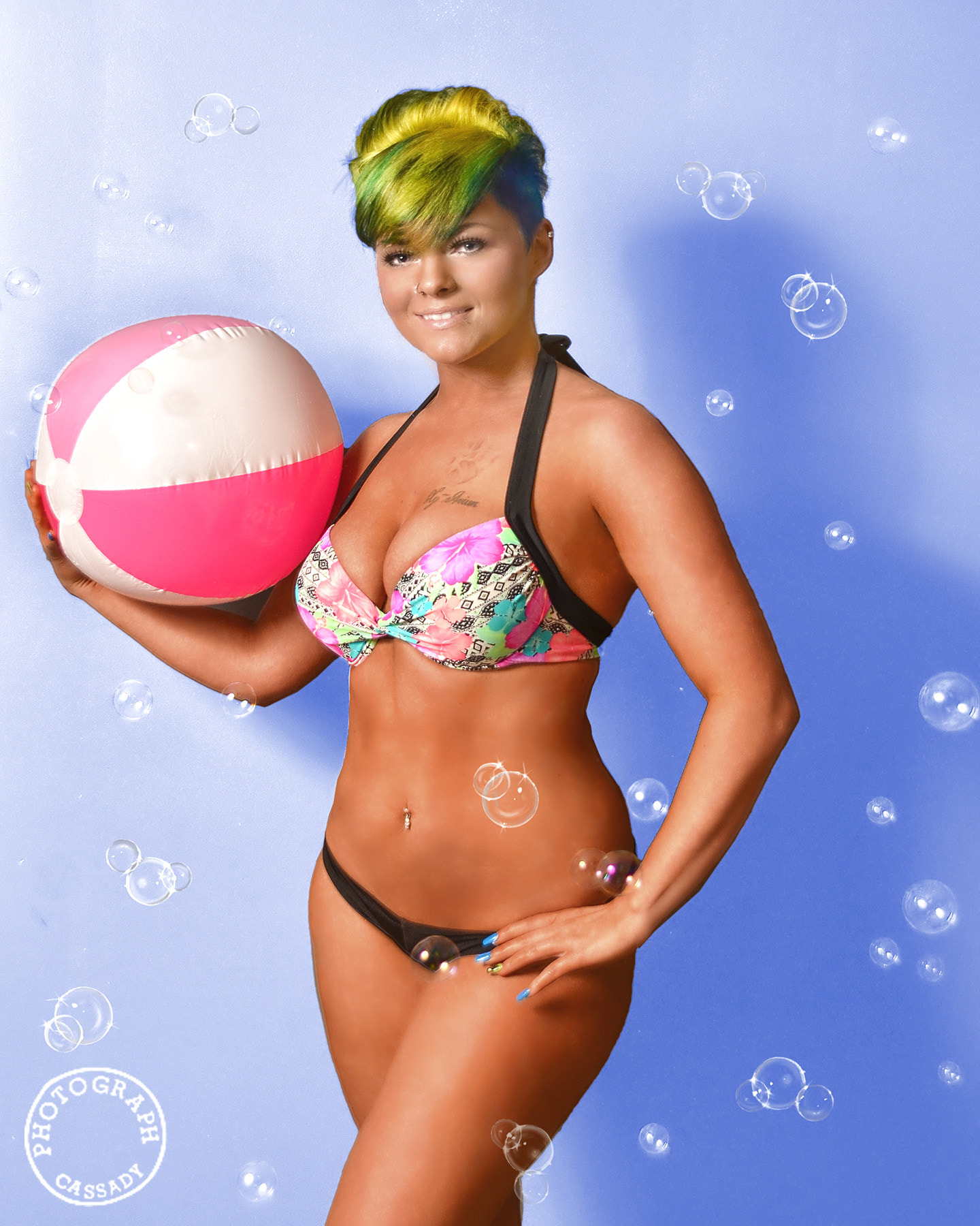 Sigma 18-200mm F3.5-6.3 DC OS HSM sample photo. Bubbles and beach balls photography
