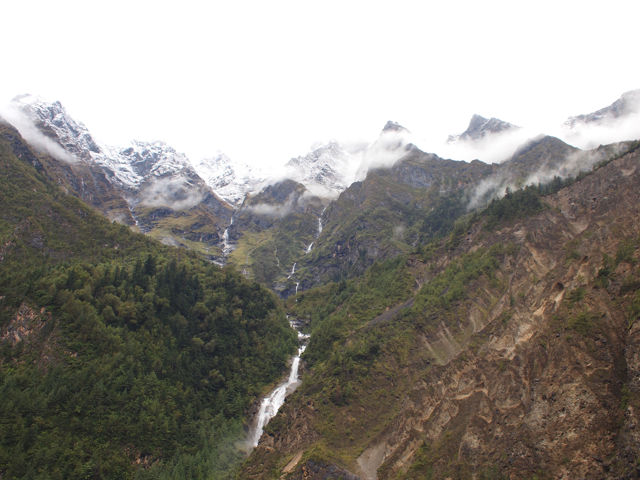 Olympus PEN E-P2 + Olympus M.Zuiko Digital 17mm F2.8 Pancake sample photo. Mountains in nepal photography